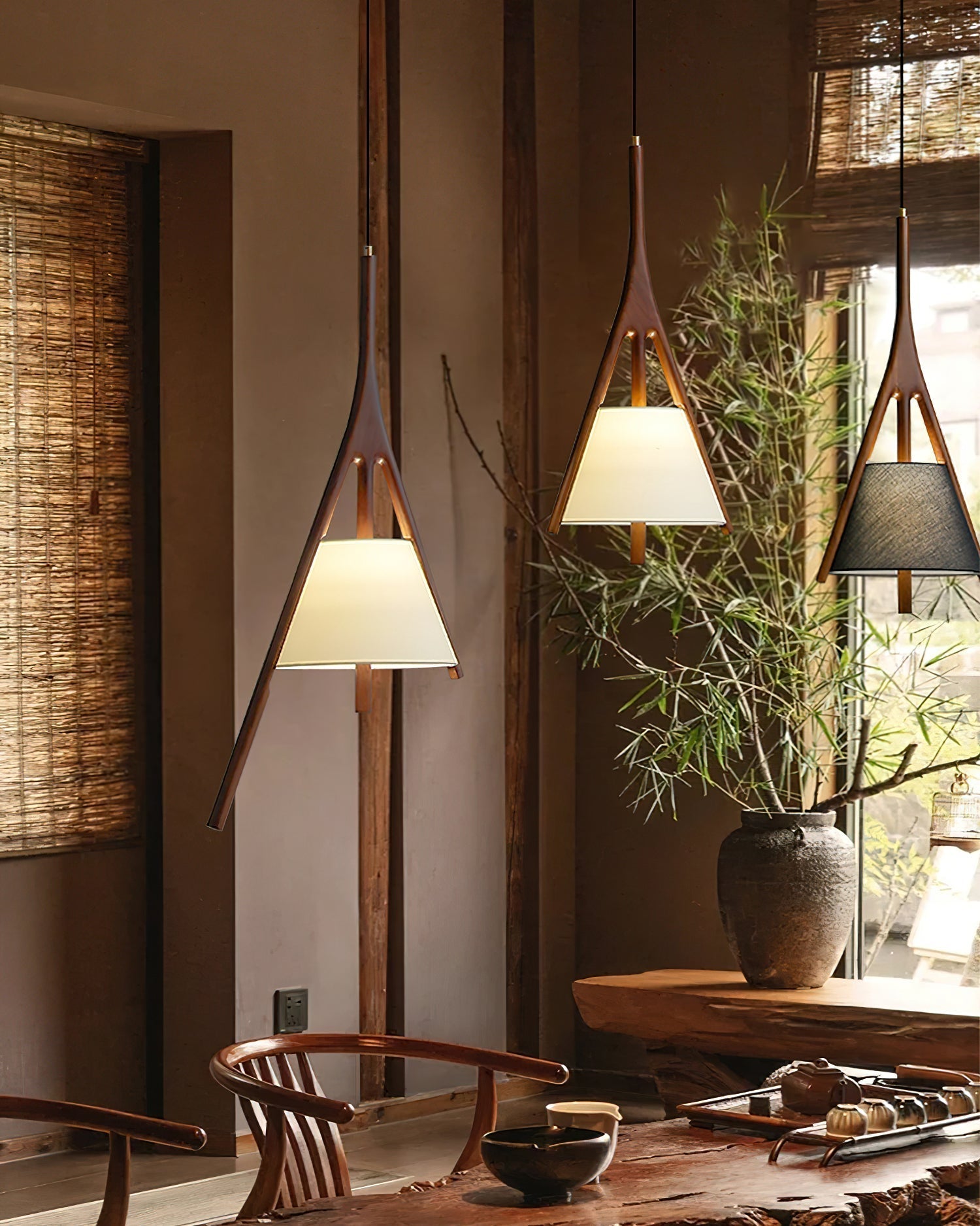 Haven Wood Pendant Light - Letslighting