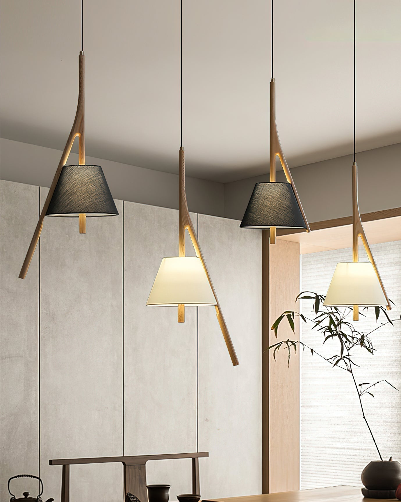 Haven Wood Pendant Light - Letslighting