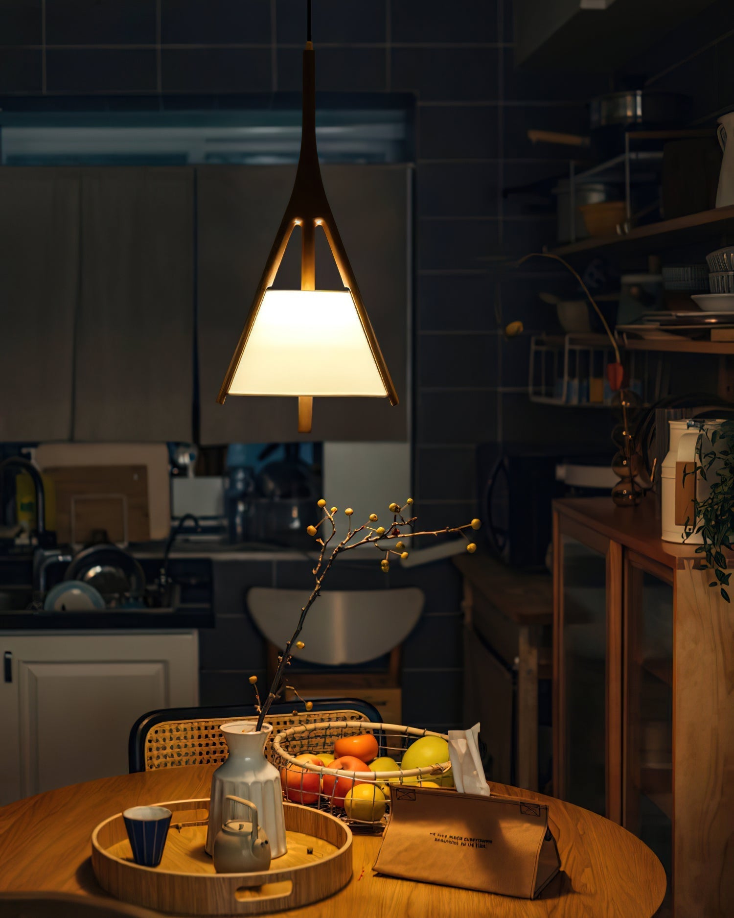 Haven Wood Pendant Light - Letslighting