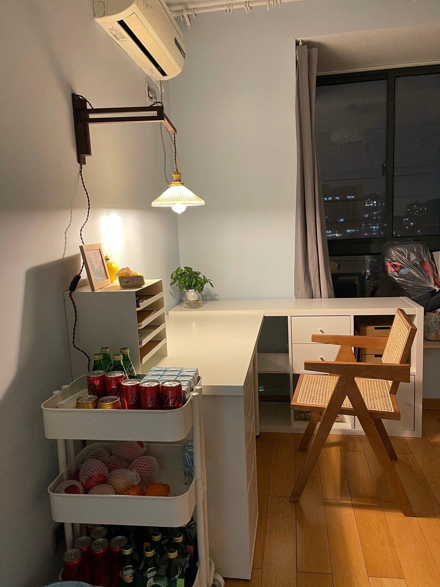 Lyphaia Nordic Art Telescopic Walnut Ceramic Wooden Wall Lamp - Neutralighting