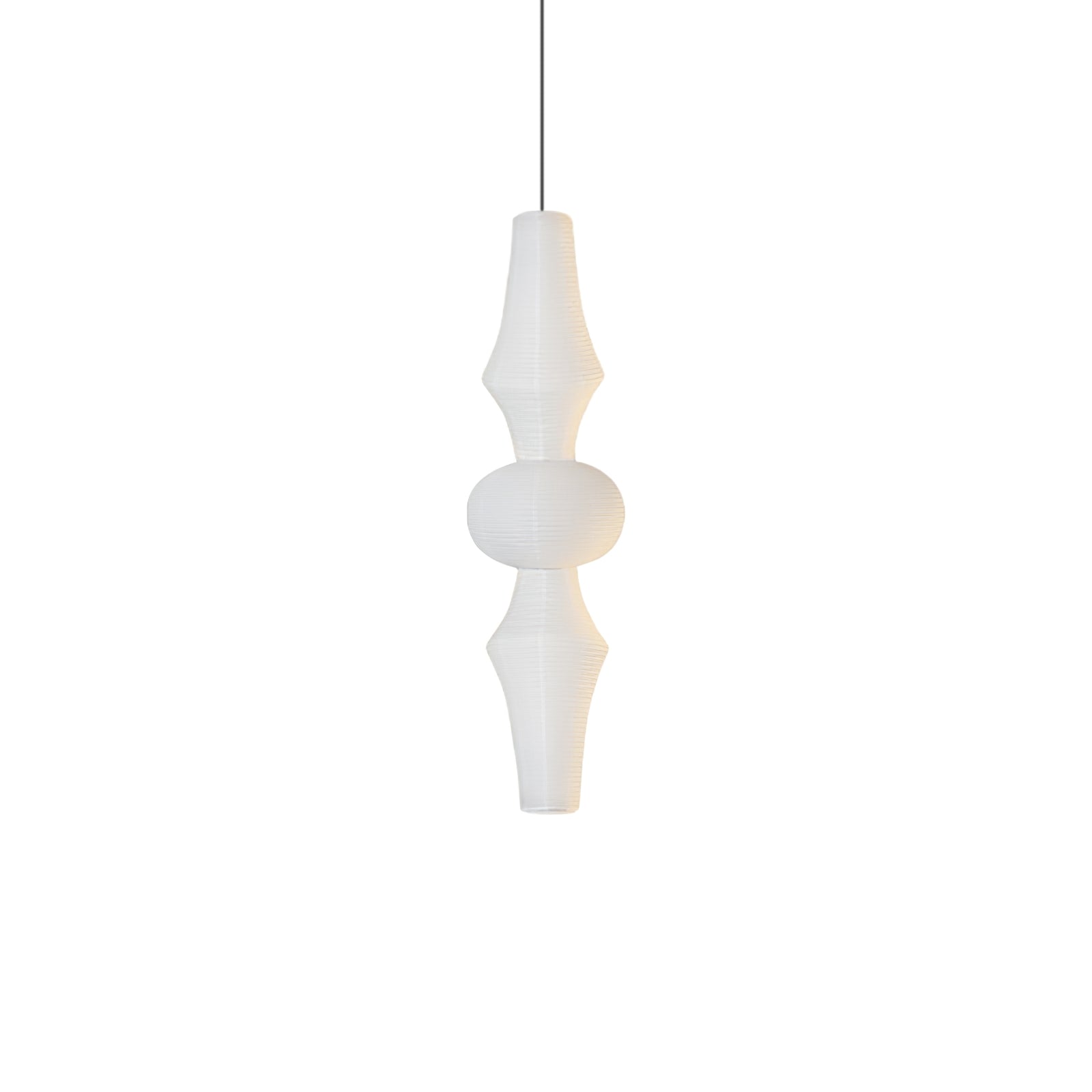 Faye Suspension Sculpturale Verticale en Papier