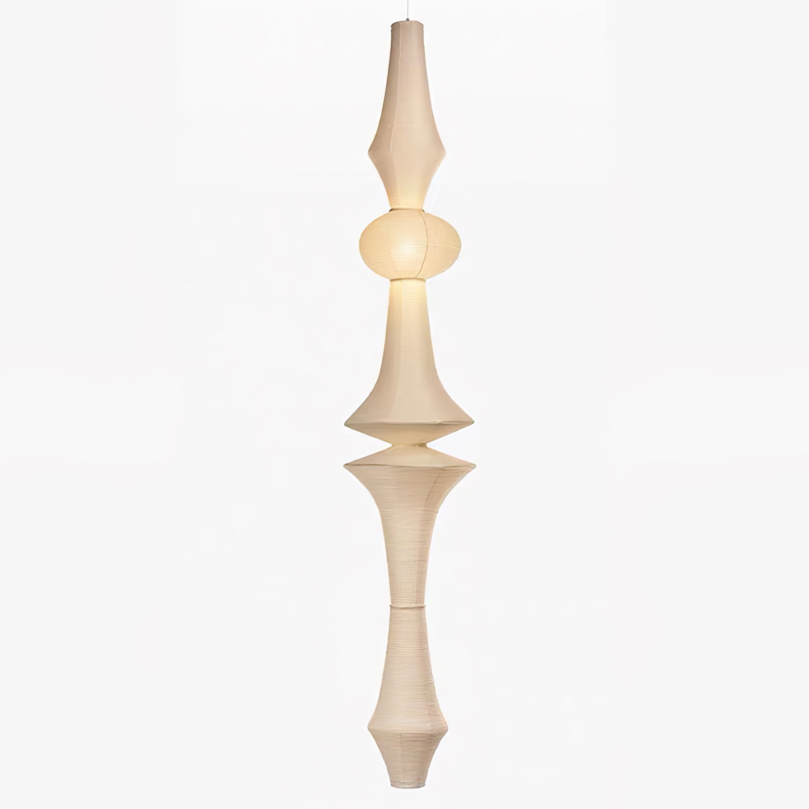 Faye Suspension Sculpturale Verticale en Papier