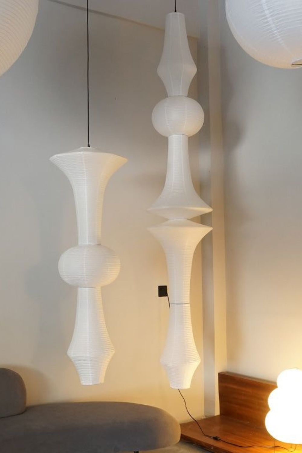 Veyran Paper Artistic Pendant Light - Neutralighting
