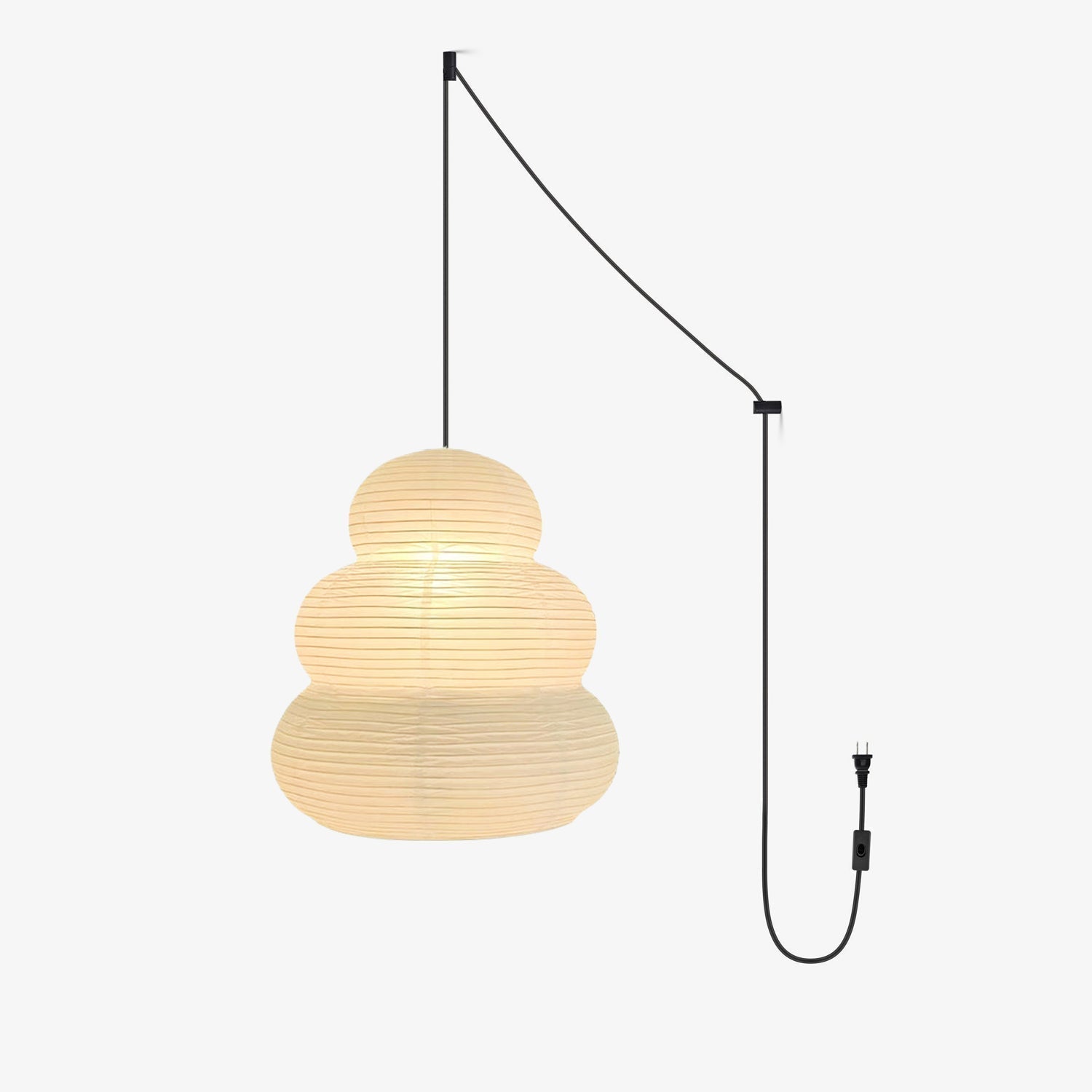 Gemma Modern Paper Pendant Light - Neutralighting