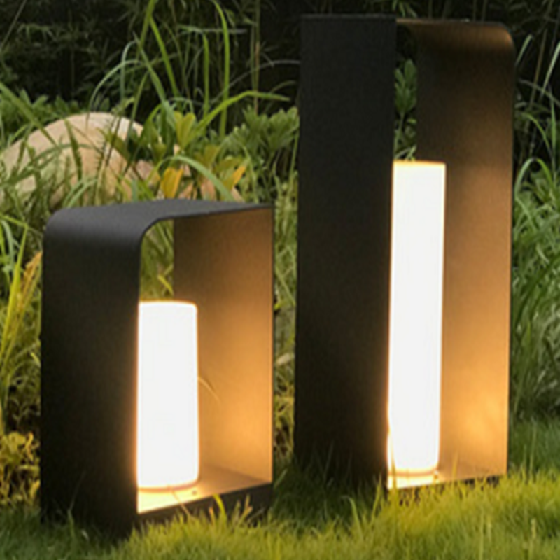Halie Lampadaire Solaire Bougie Moderne. Métal. Noir. Allée - Neutralighting
