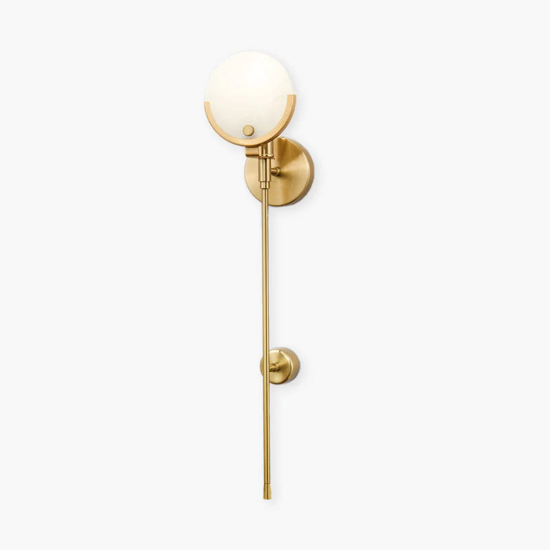 Valentina Applique Murale Globe Moderne Métal/Dolomite Or Chambre - Neutralighting