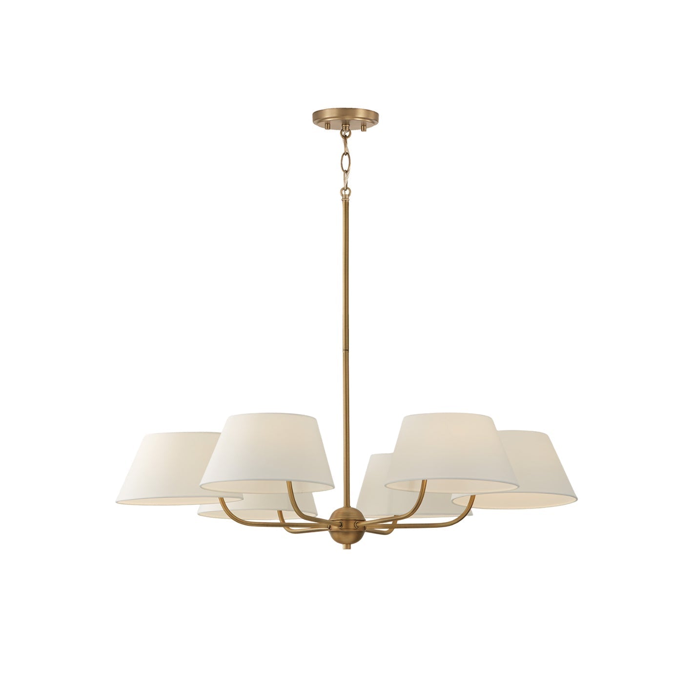 Arcara Lustre Tissu Laiton Industriel Vintage - Neutralighting