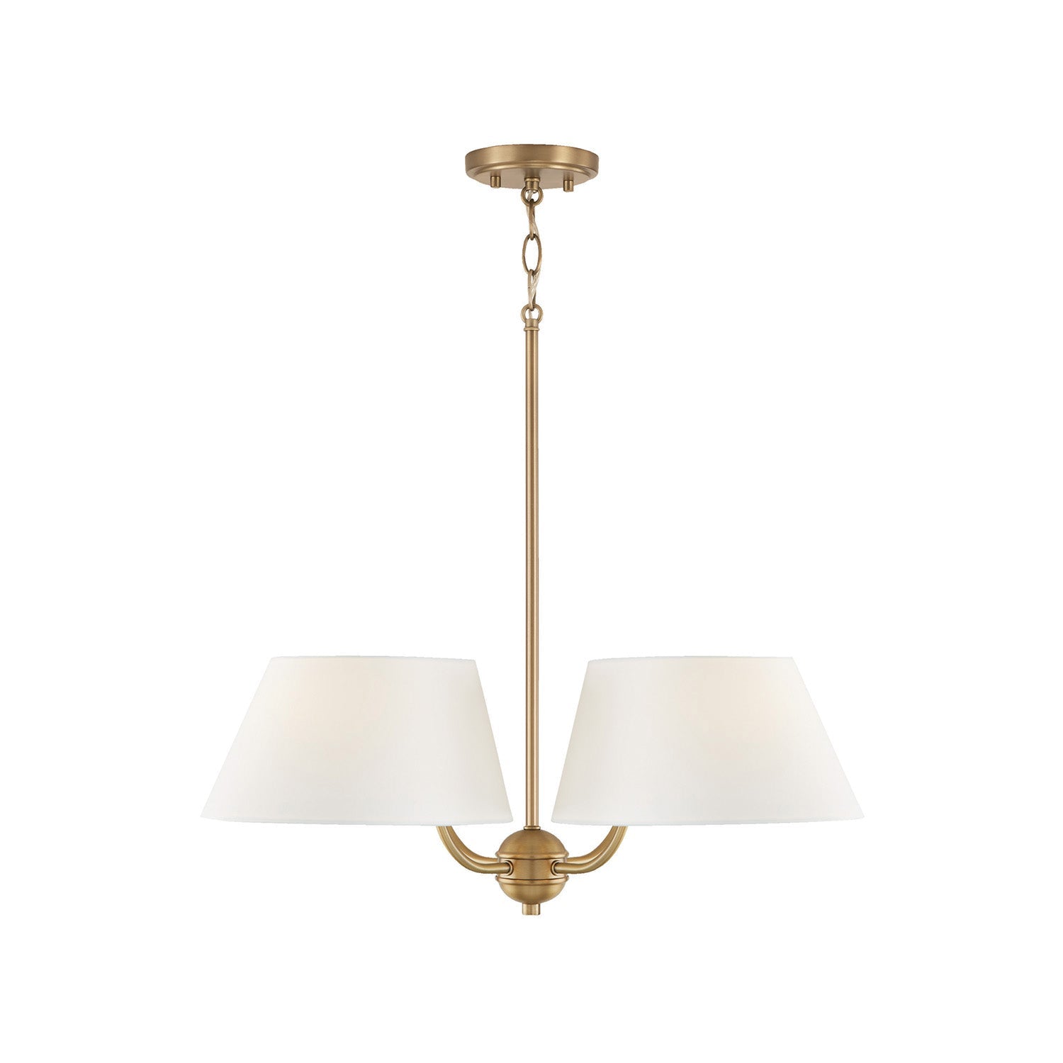 Arcara Lustre Tissu Laiton Industriel Vintage - Neutralighting