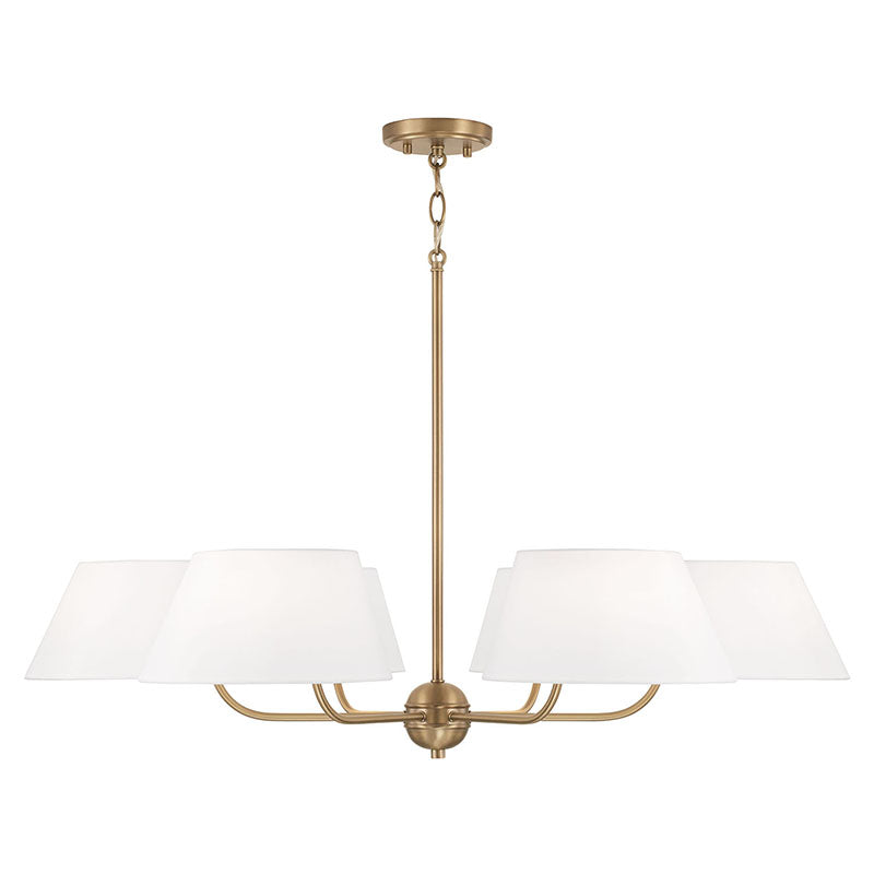 Arcara Lustre Tissu Laiton Industriel Vintage - Neutralighting