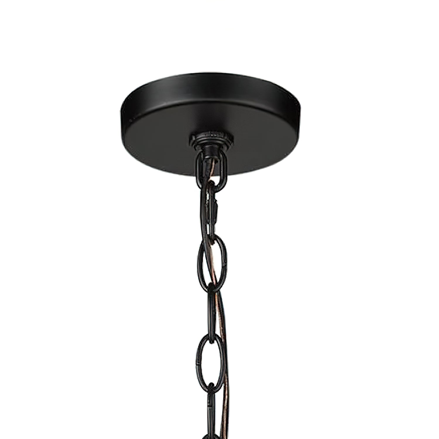 Amaran Vintage Industrial County Metal Chandelier - Lamp Copper