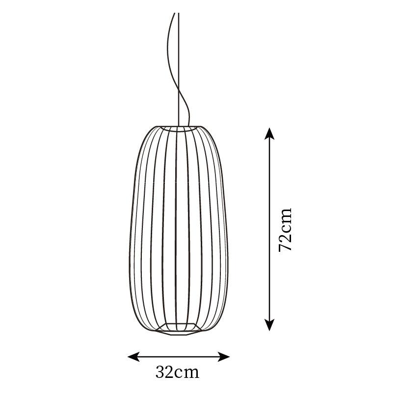 Aero Lampe Pendante Cage Rayons Légère - Neutralighting