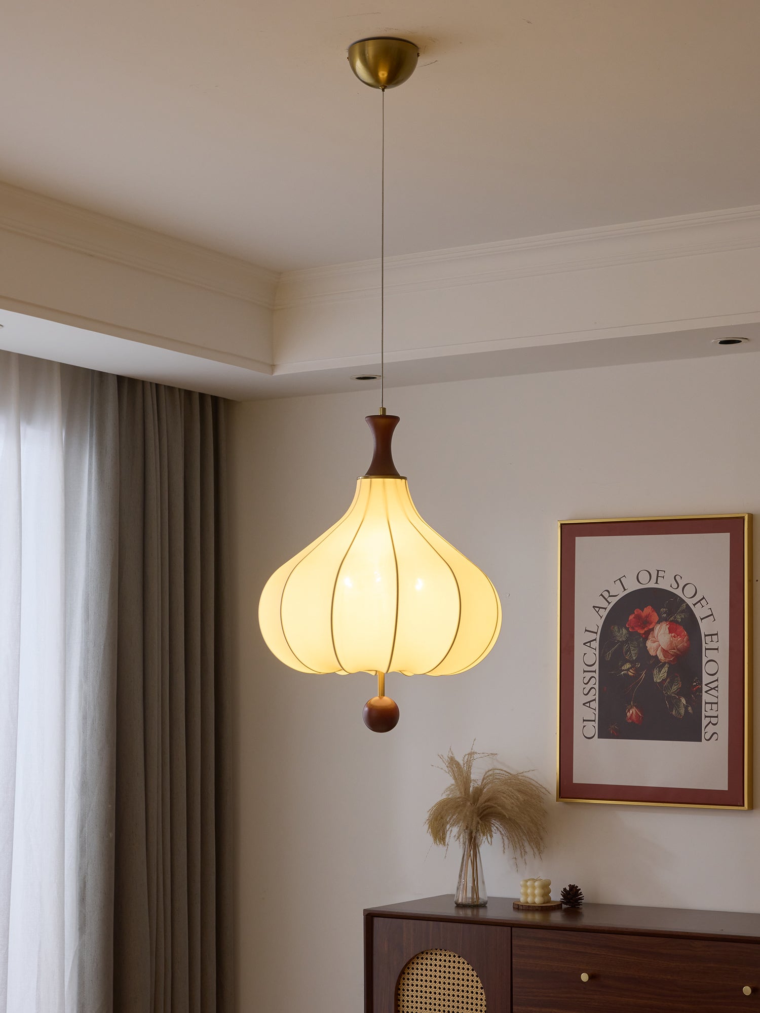 Mymira Lampe Pendante Traditionnelle Élégance en Bois - Neutralighting