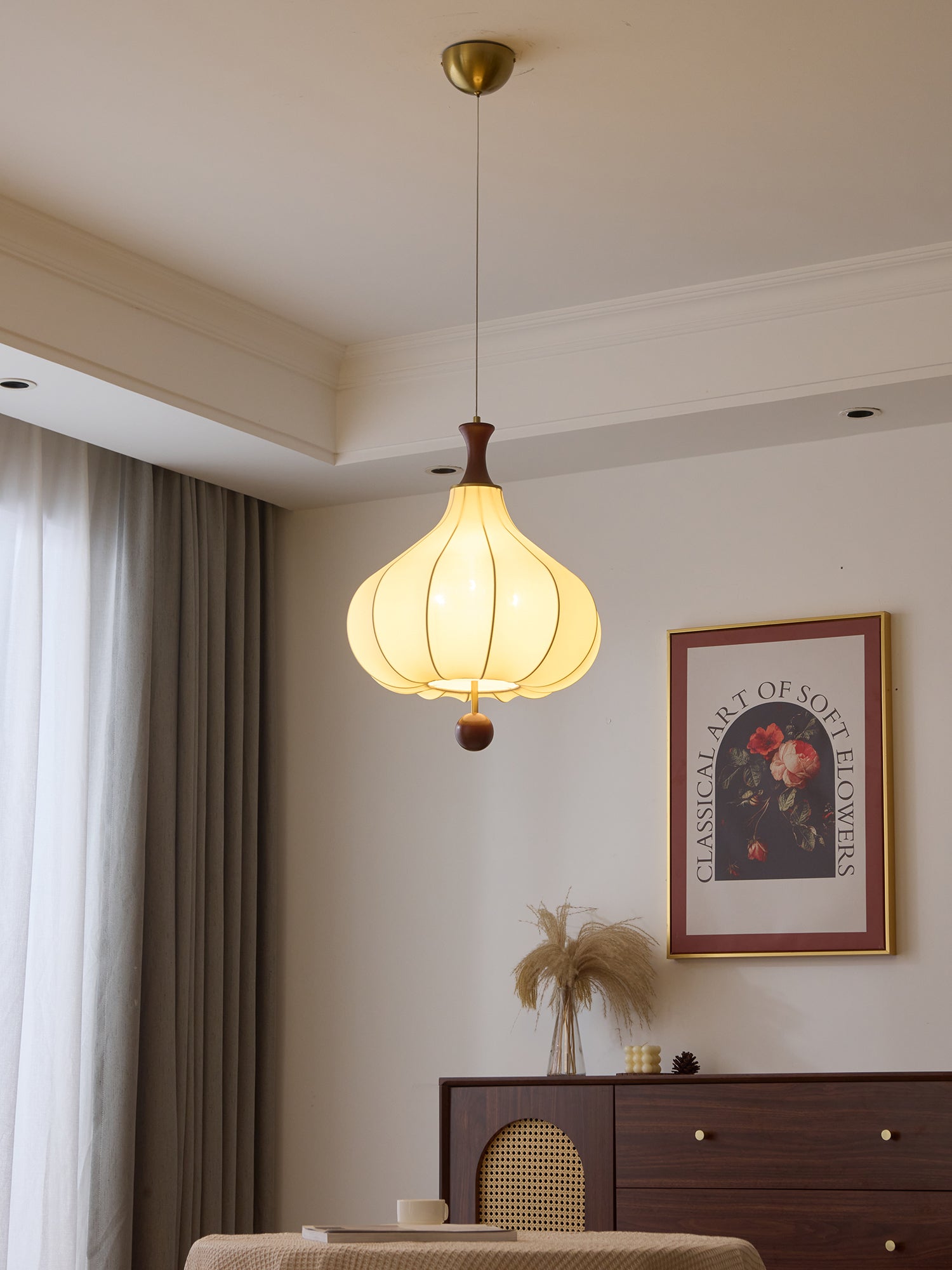 Mymira Lampe Pendante Traditionnelle Élégance en Bois - Neutralighting