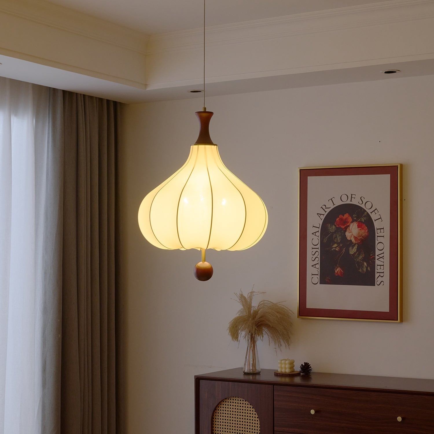 Mymira Lampe Pendante Traditionnelle Élégance en Bois - Neutralighting