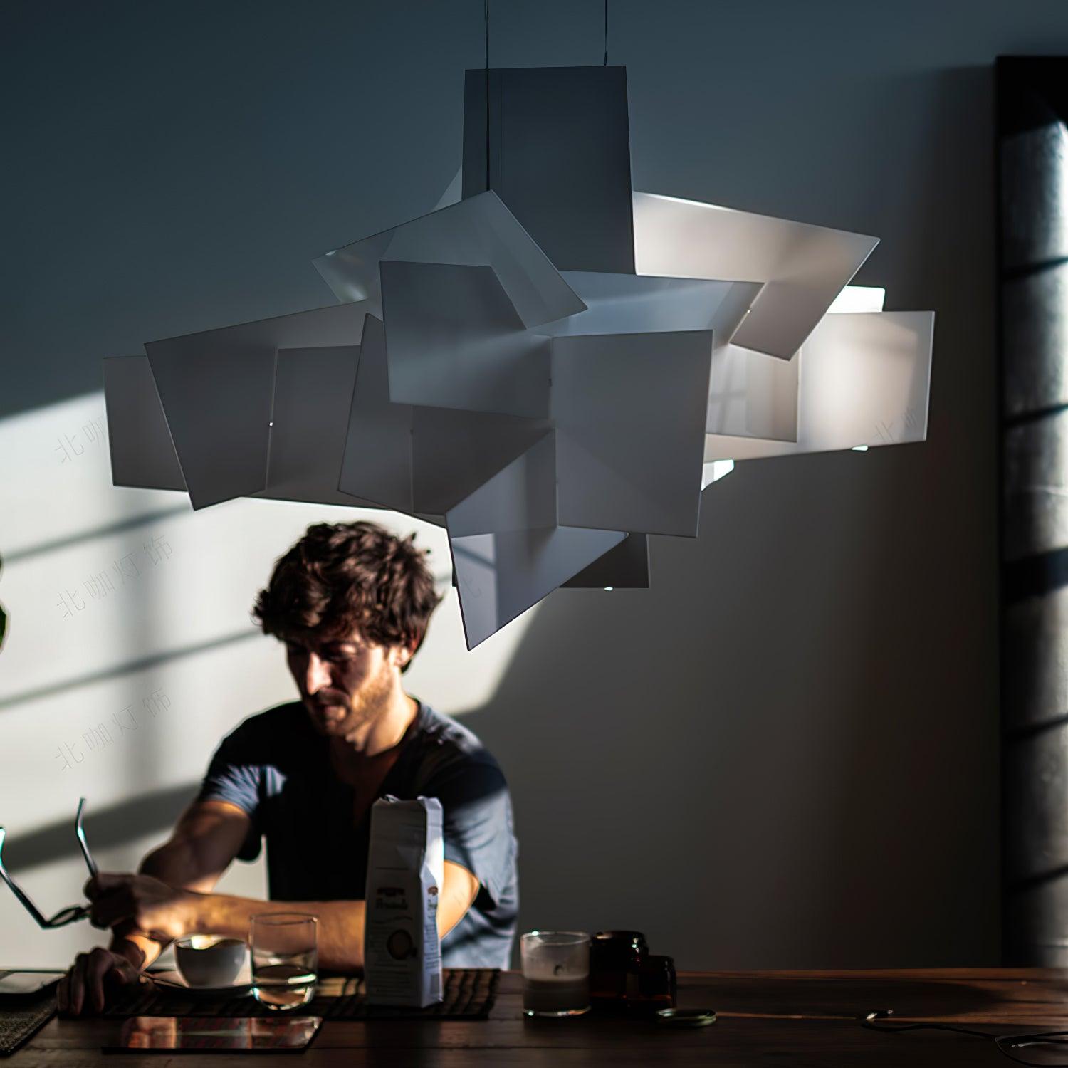 Origami Suspension blanche moderne - Neutralighting