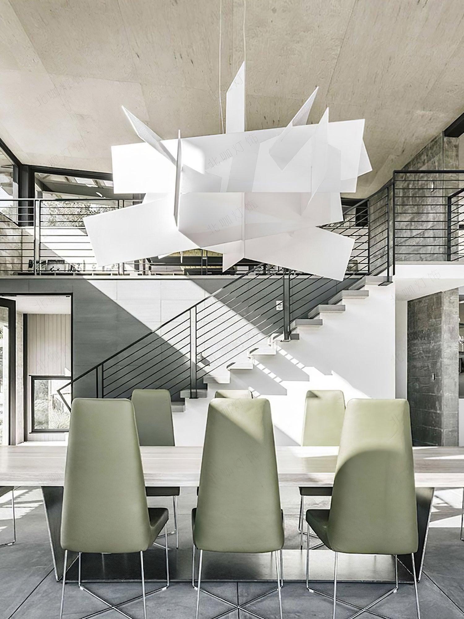 Origami Suspension blanche moderne - Neutralighting