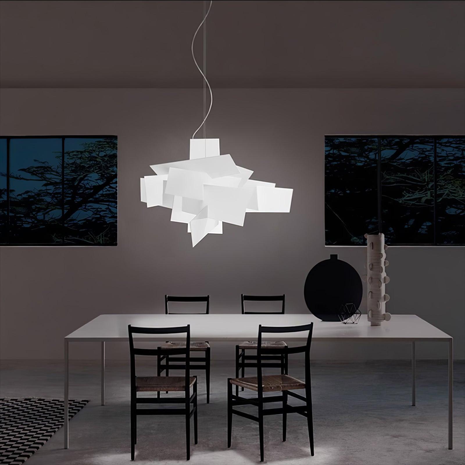 Origami Suspension blanche moderne - Neutralighting