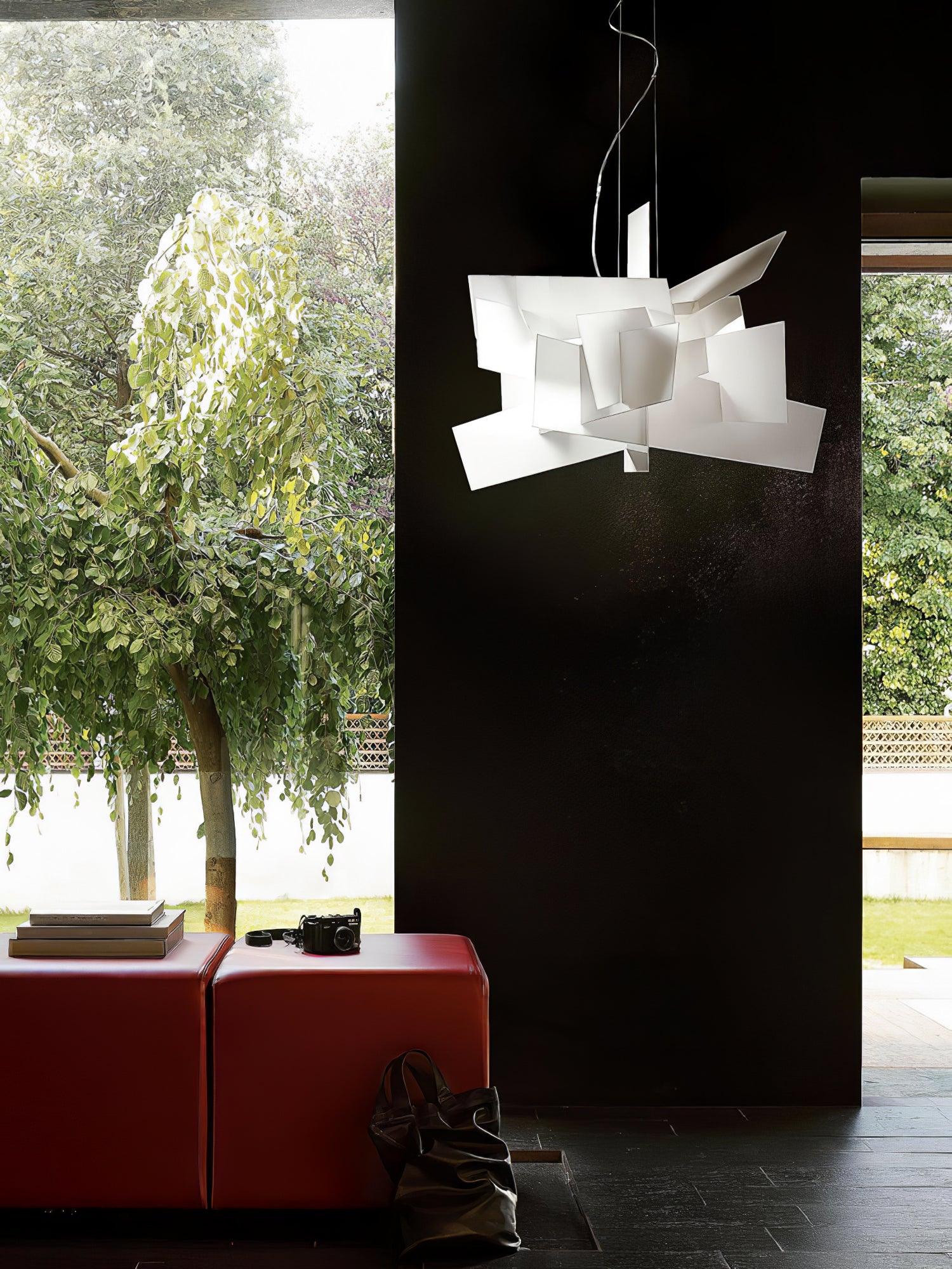Origami Suspension blanche moderne - Neutralighting