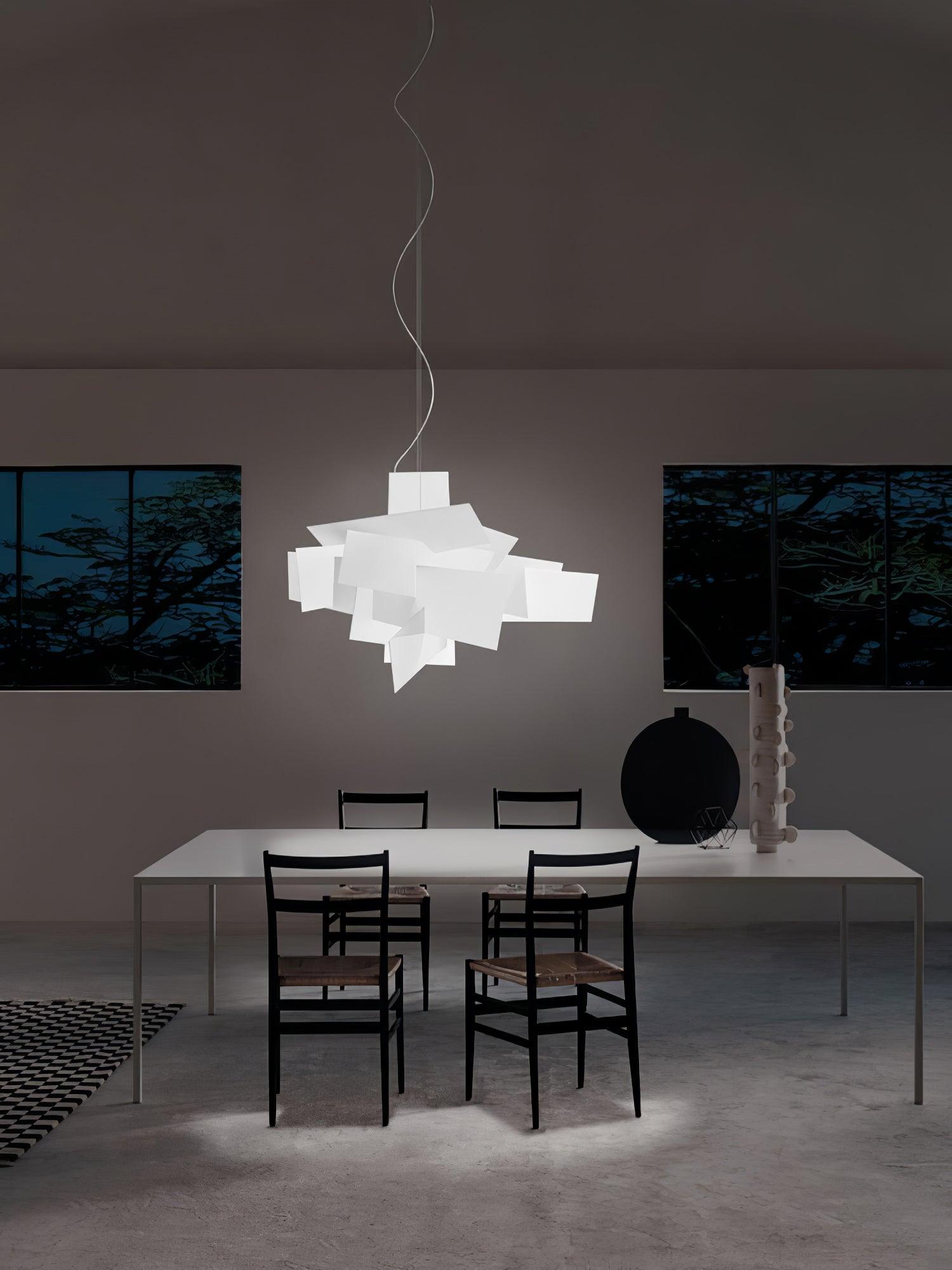 Origami Suspension blanche moderne - Neutralighting