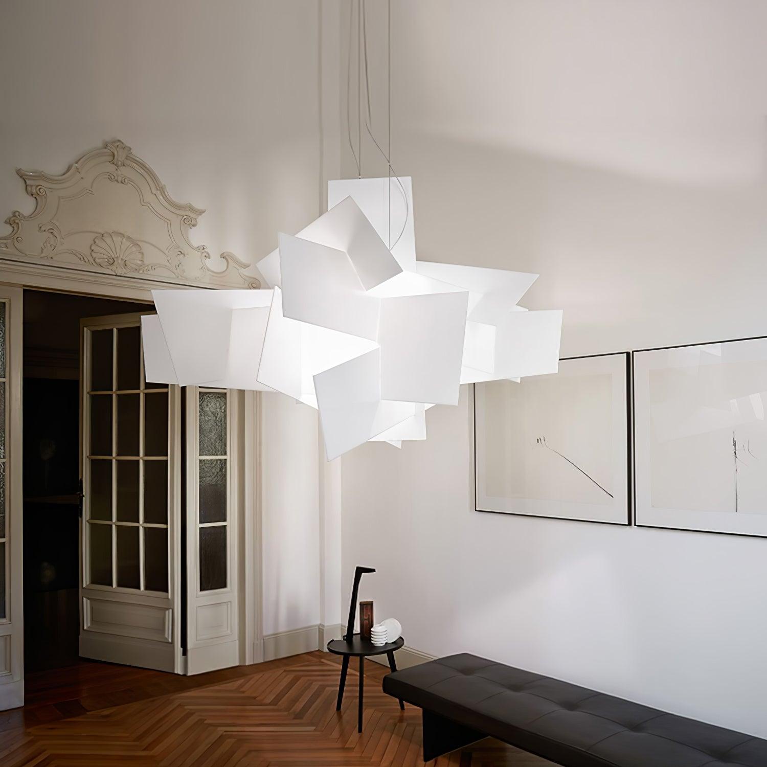 Origami Suspension blanche moderne - Neutralighting