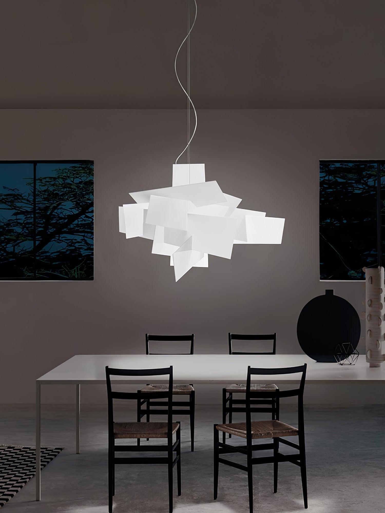 Origami Suspension blanche moderne - Neutralighting