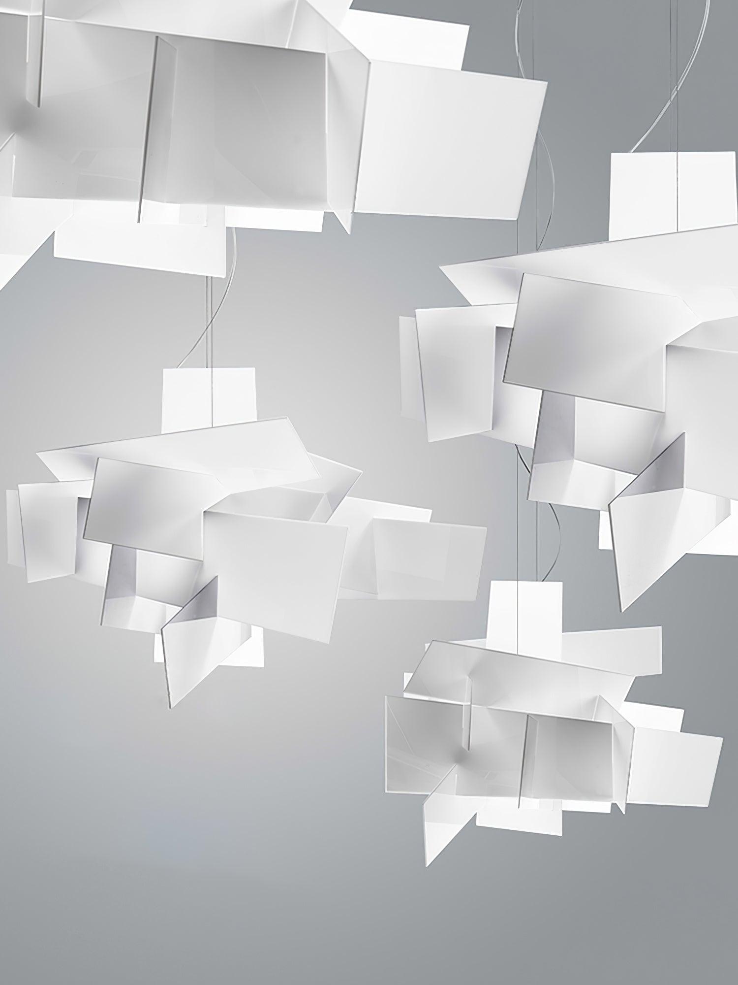 Origami Suspension blanche moderne - Neutralighting