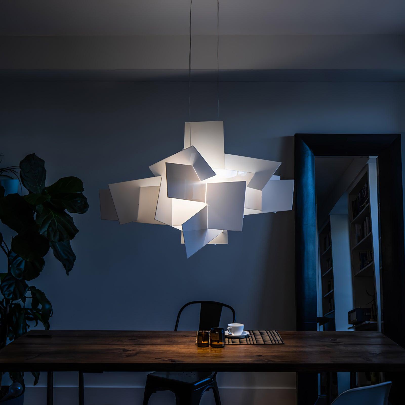 Origami Suspension blanche moderne - Neutralighting