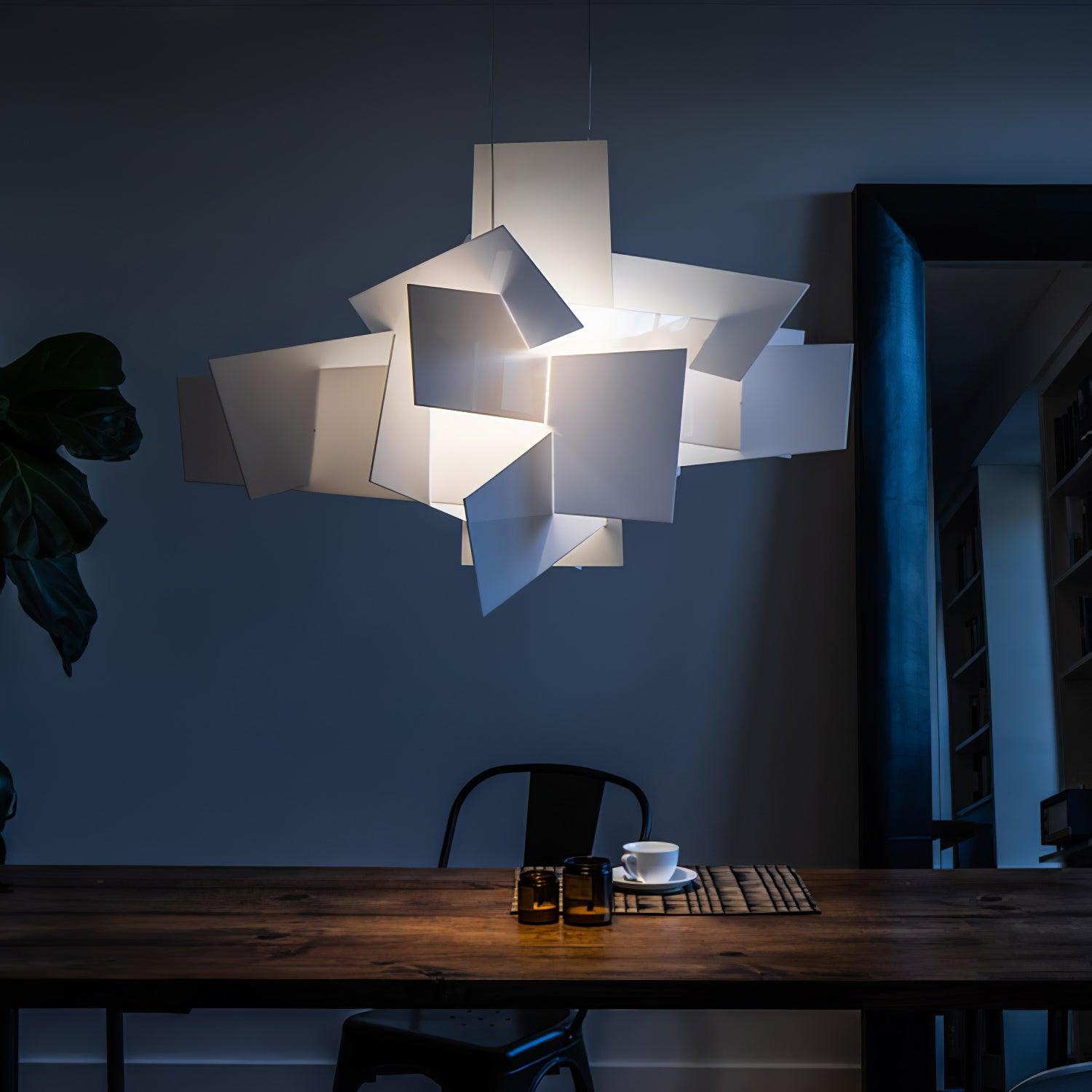 Origami Suspension blanche moderne - Neutralighting