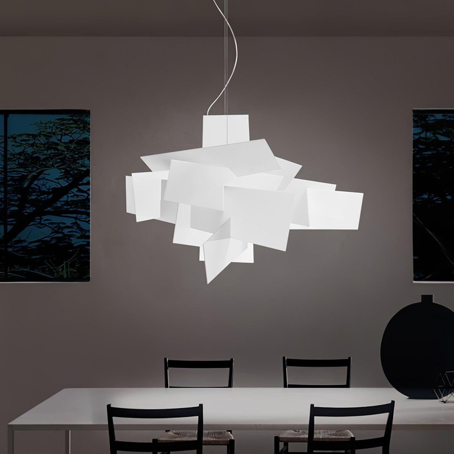 Origami Suspension blanche moderne - Neutralighting