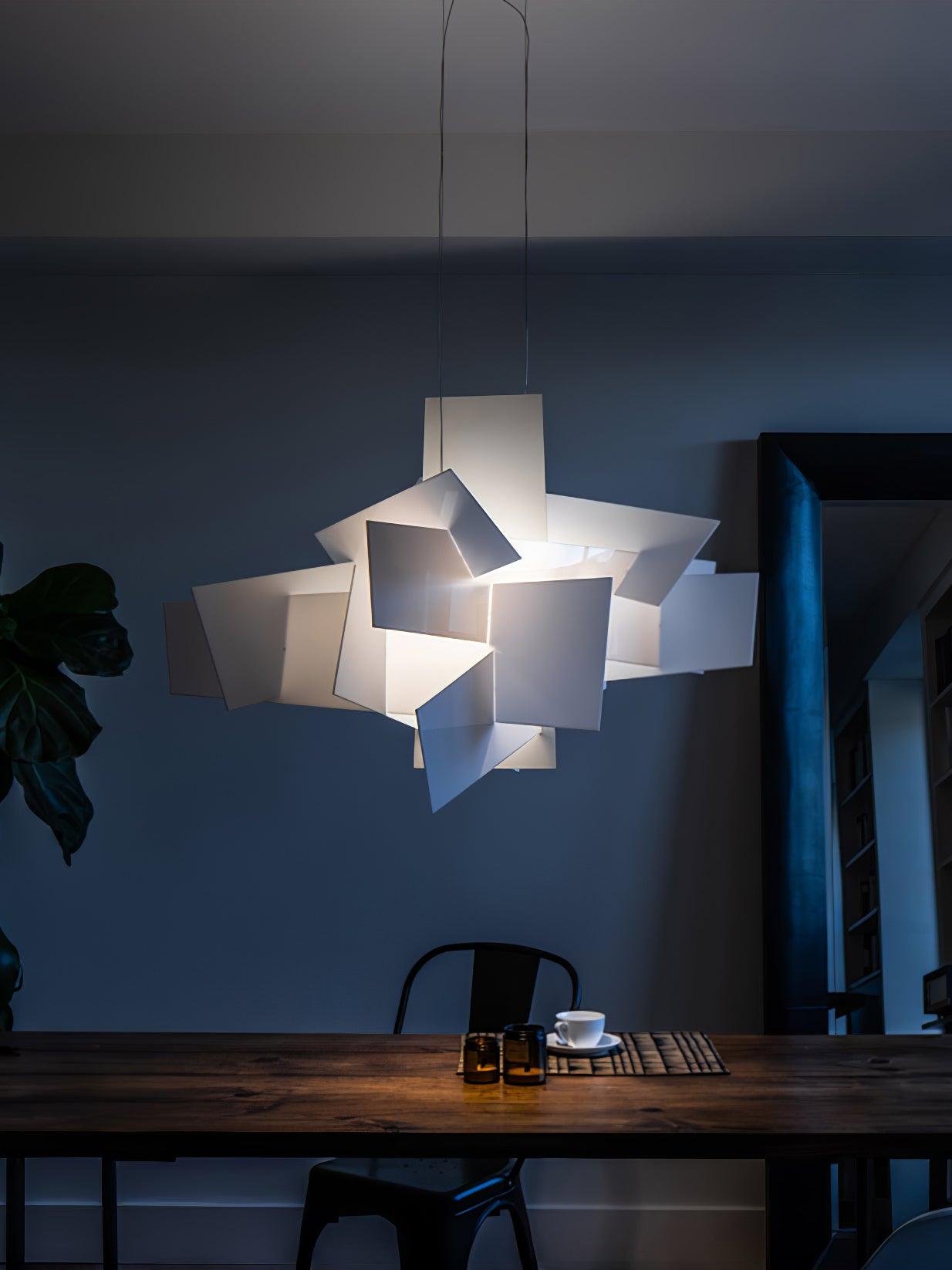 Origami Suspension blanche moderne - Neutralighting