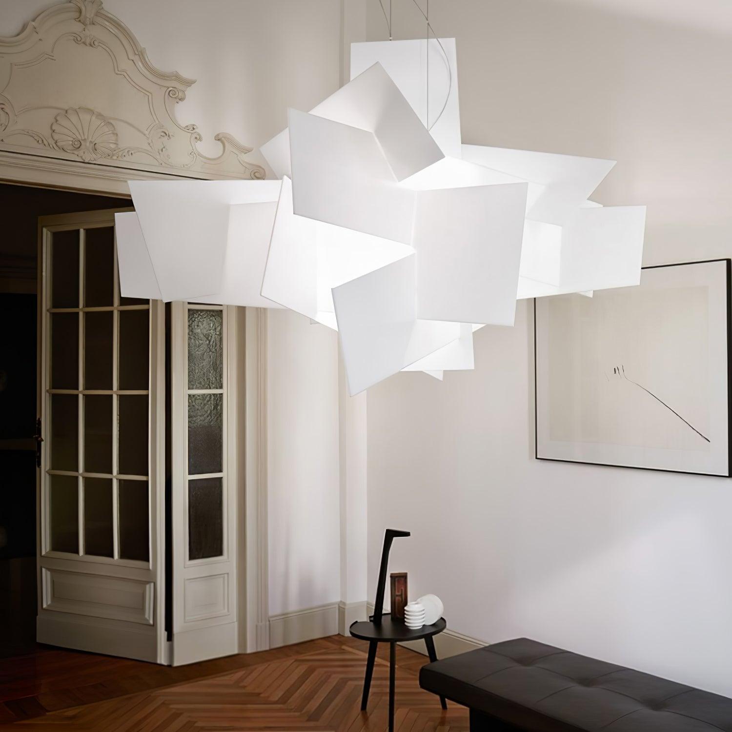 Origami Suspension blanche moderne - Neutralighting