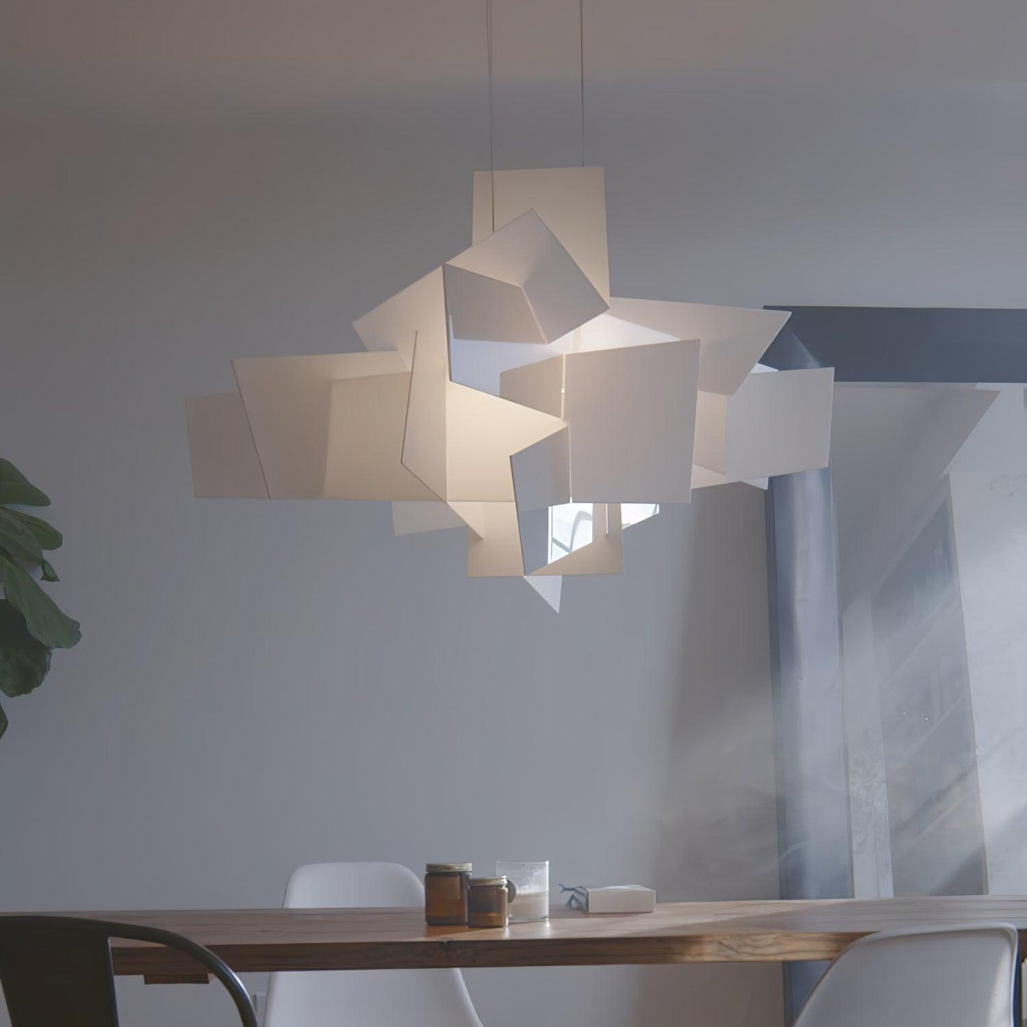 Origami Suspension blanche moderne - Neutralighting