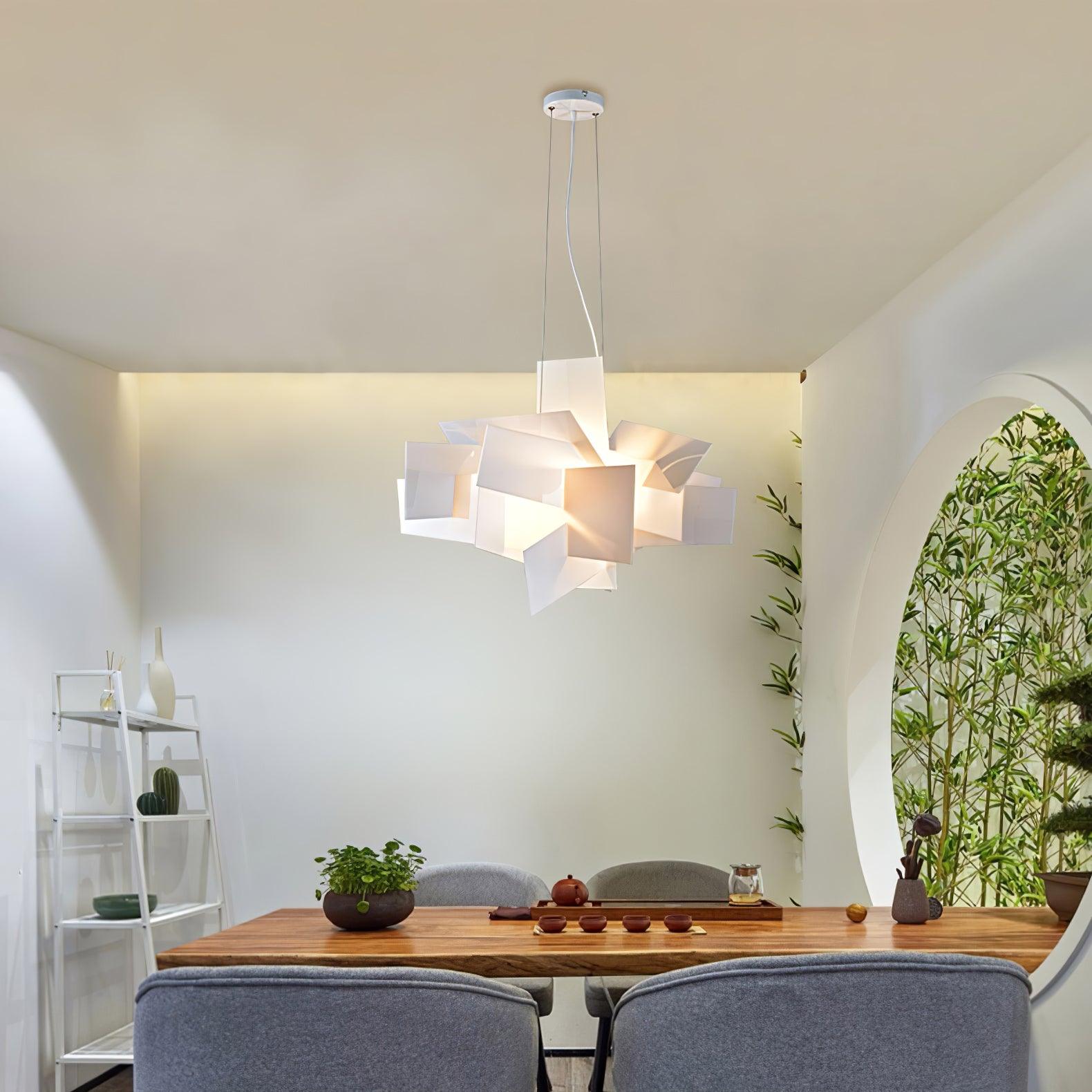 Origami Suspension blanche moderne - Neutralighting
