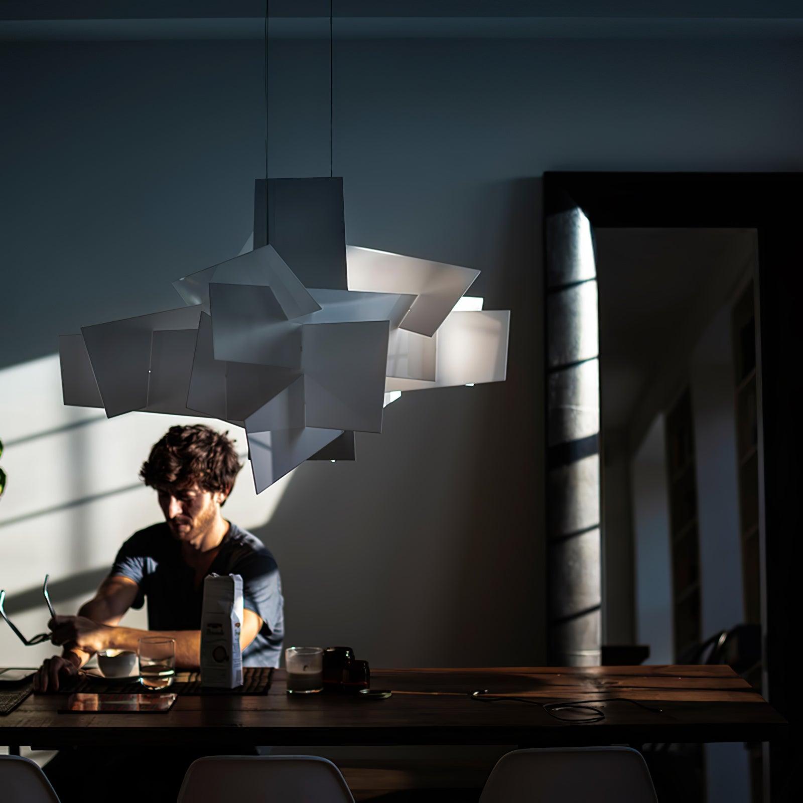 Origami Suspension blanche moderne - Neutralighting