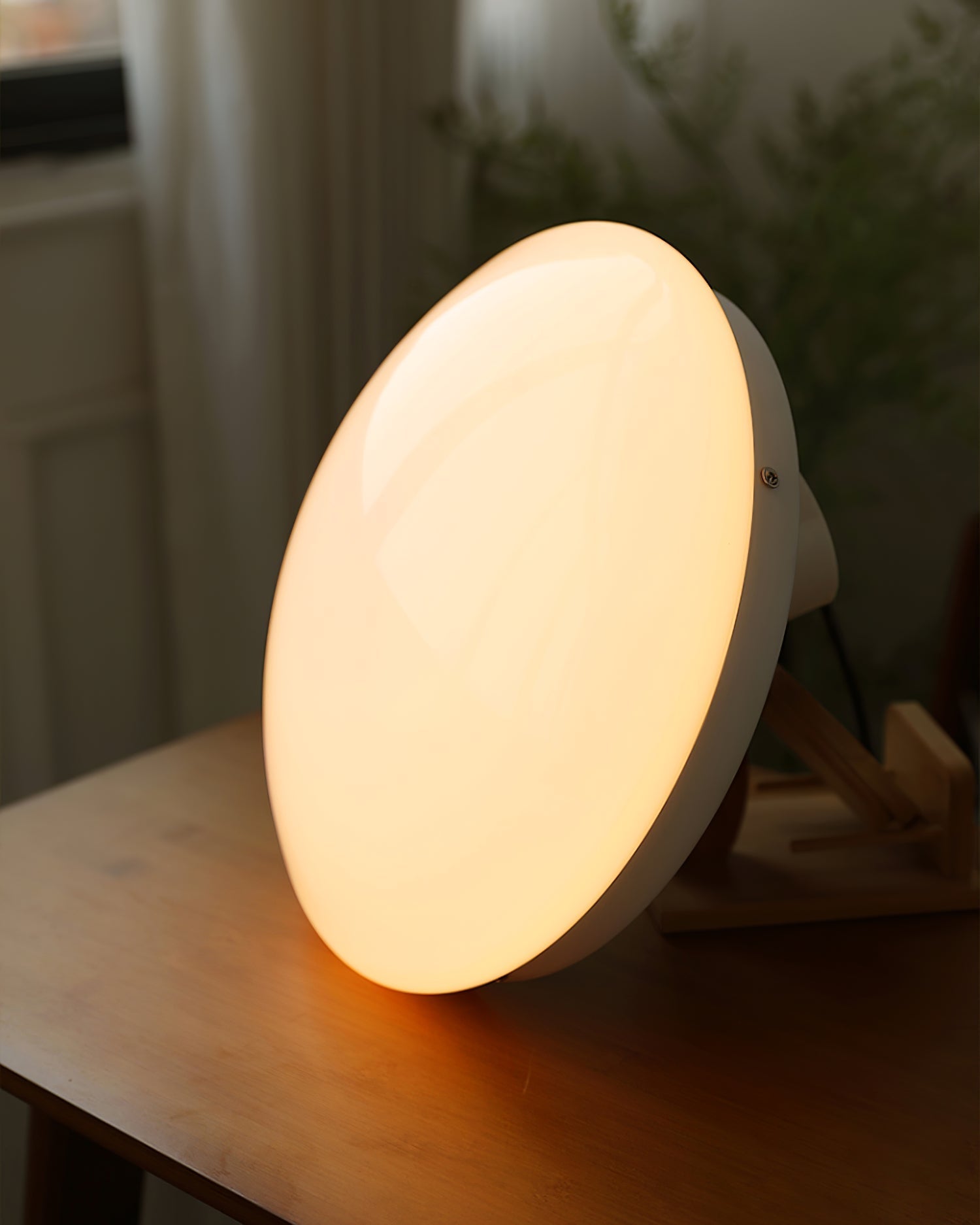 Alcaria Modern Minimalist Metal Glass Flush Ceiling Light - Lamp Copper