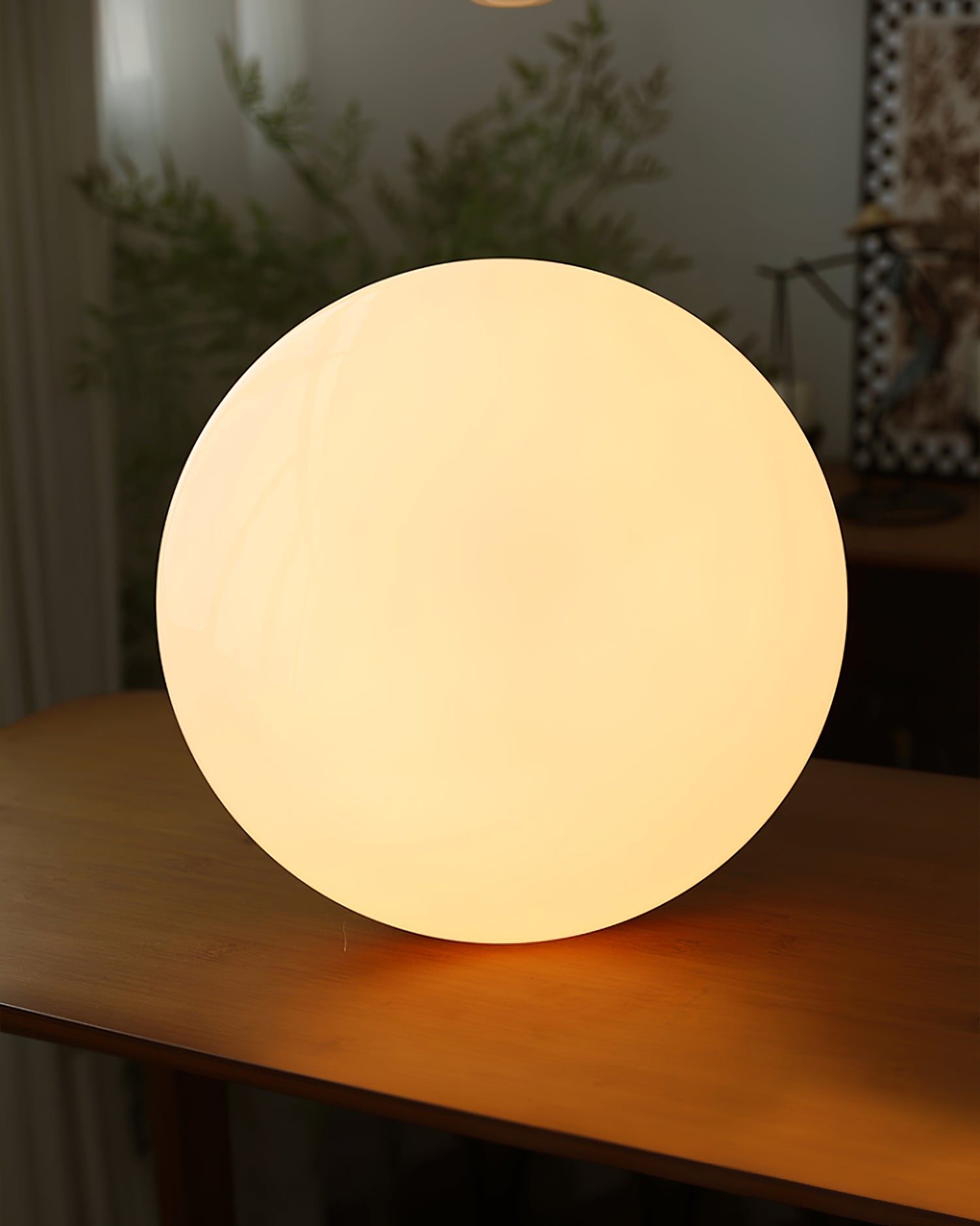 Alcaria Modern Minimalist Metal Glass Flush Ceiling Light - Lamp Copper
