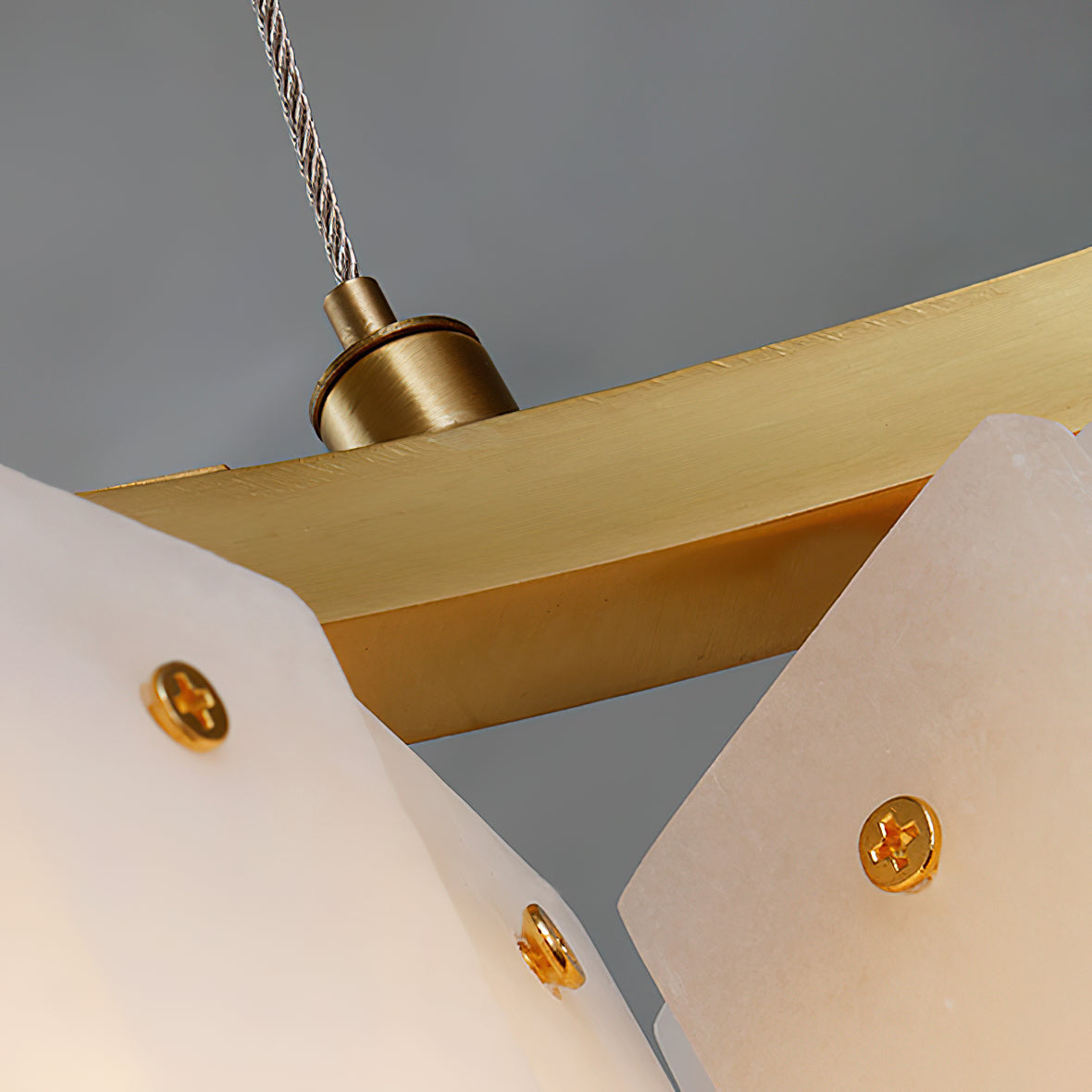 Avvinel Modern Luxury Minimalist Alabaster Chandelier - Neutralighting