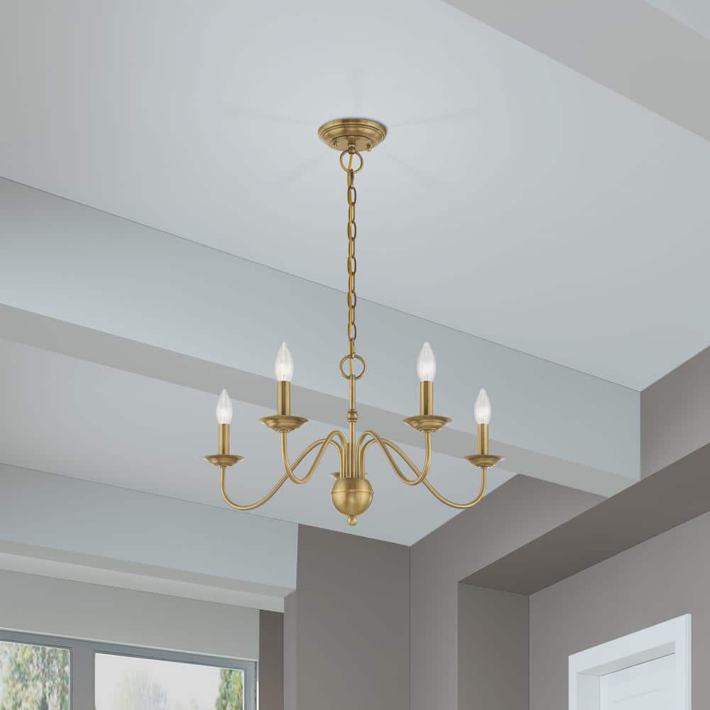 Avvarir Lustre Métal Laiton Industriel Vintage - Neutralighting
