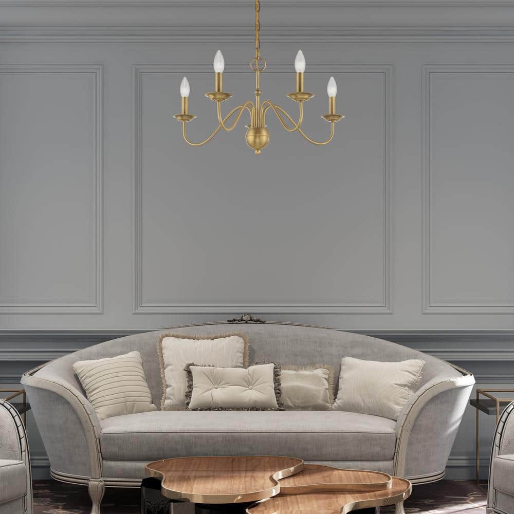 Avvarir Lustre Métal Laiton Industriel Vintage - Neutralighting