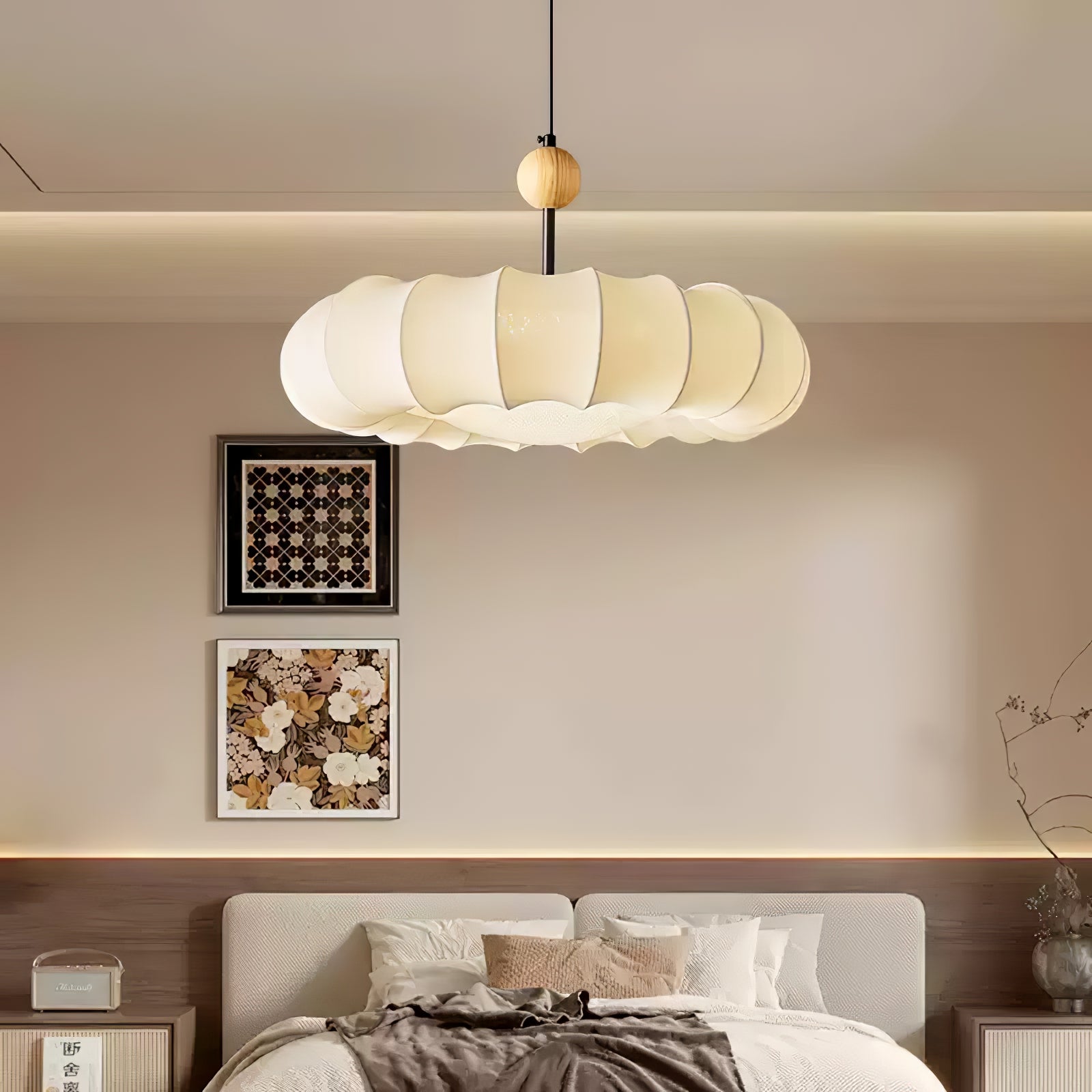 Reyna Suspension Voile en Tissu - Neutralighting