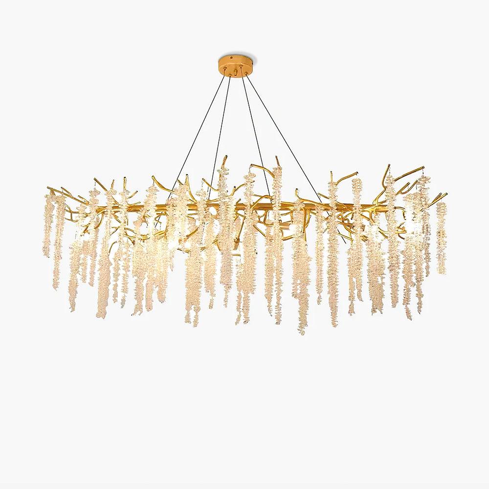 Solara Chandelier Fleur de Glycine en Cristal - Neutralighting