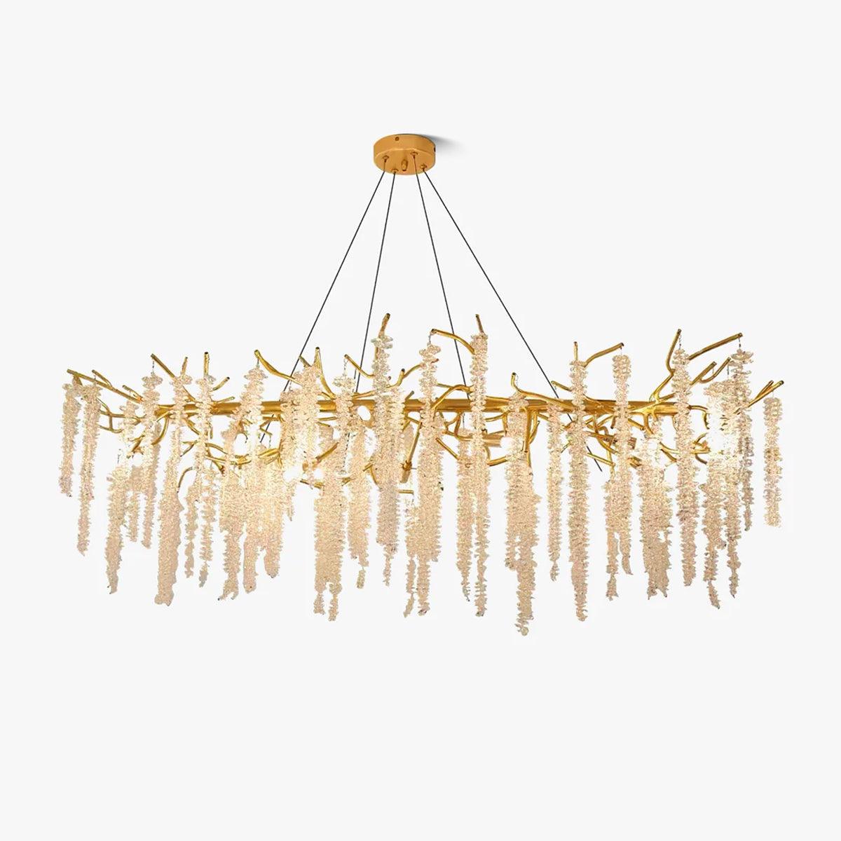 Solara Chandelier Fleur de Glycine en Cristal - Neutralighting