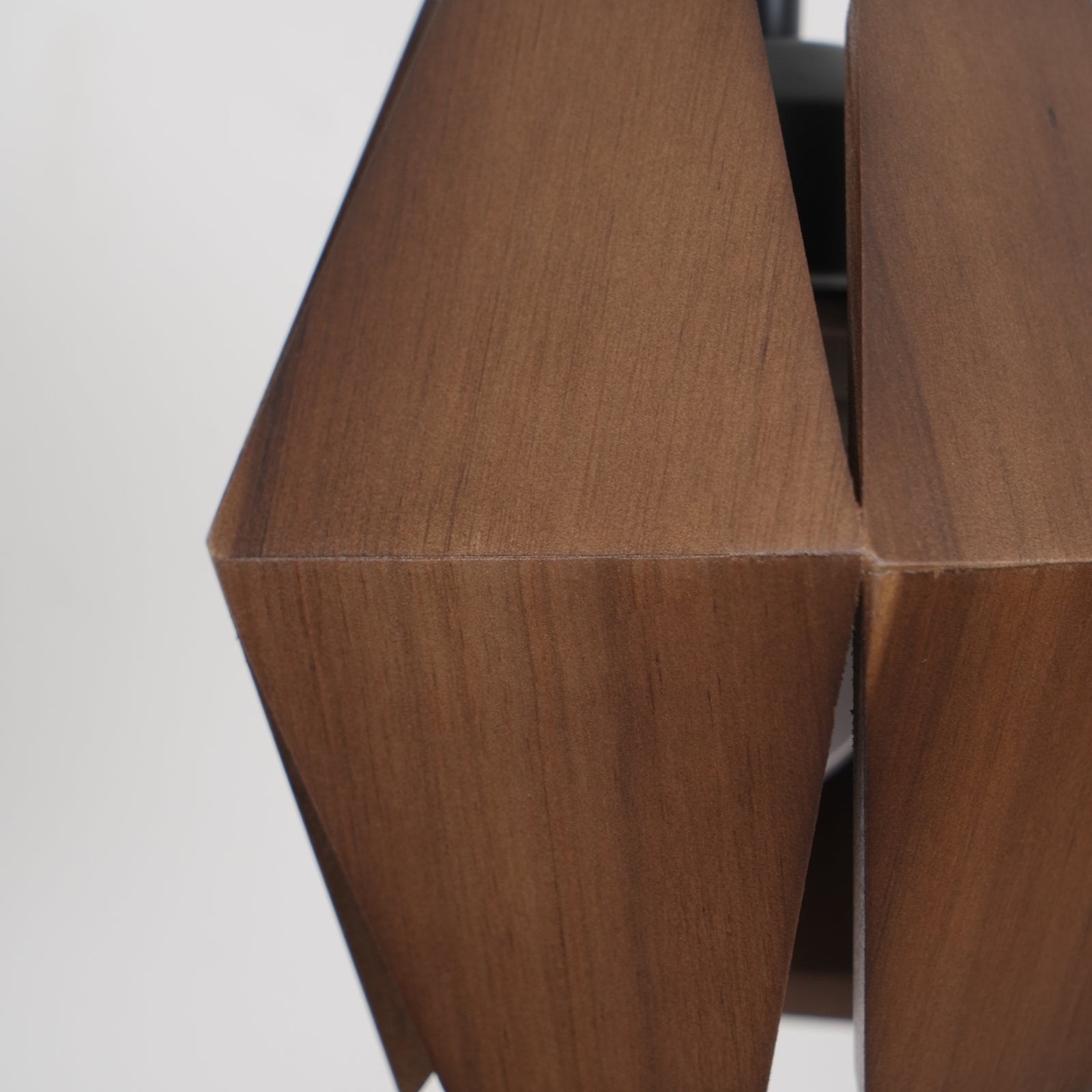 Wall Lamp Geometric Wood Shade Warm Glow Nordic Minimalist Accent - Letslighting