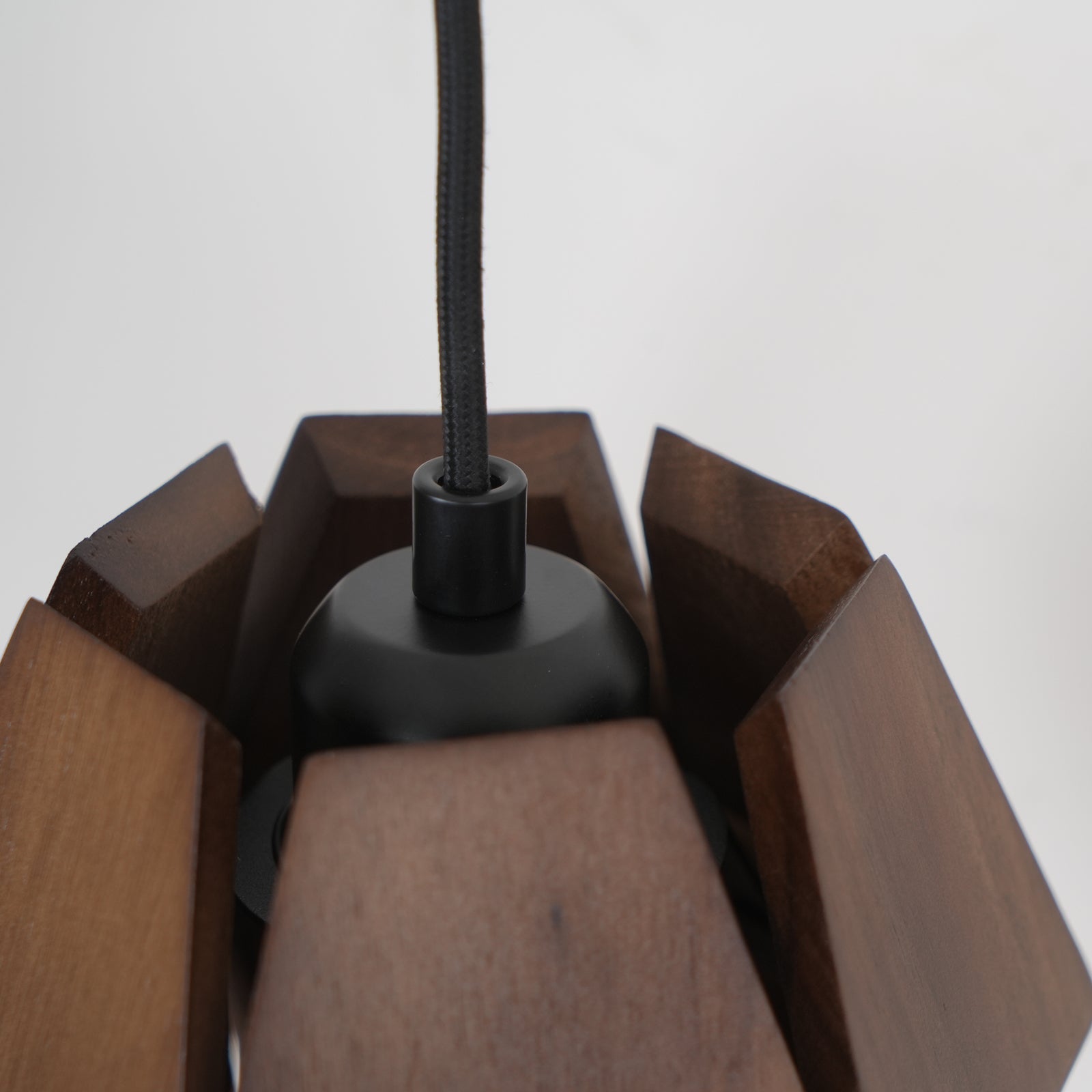 Wall Lamp Geometric Wood Shade Warm Glow Nordic Minimalist Accent - Letslighting