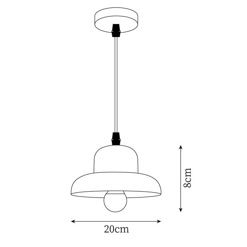 Wood Hat Pendant Lamp Curved Organic - Letslighting