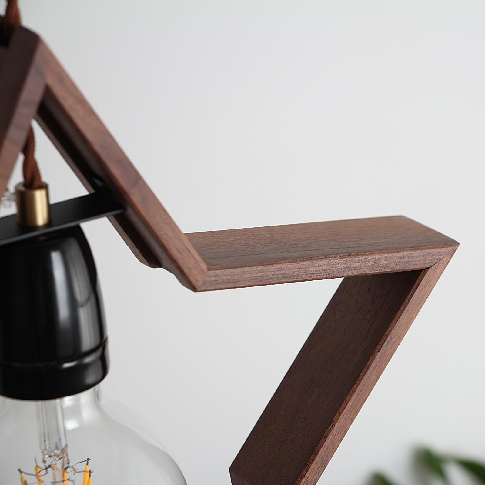 Wood Star Vintage Pendant Light - Letslighting