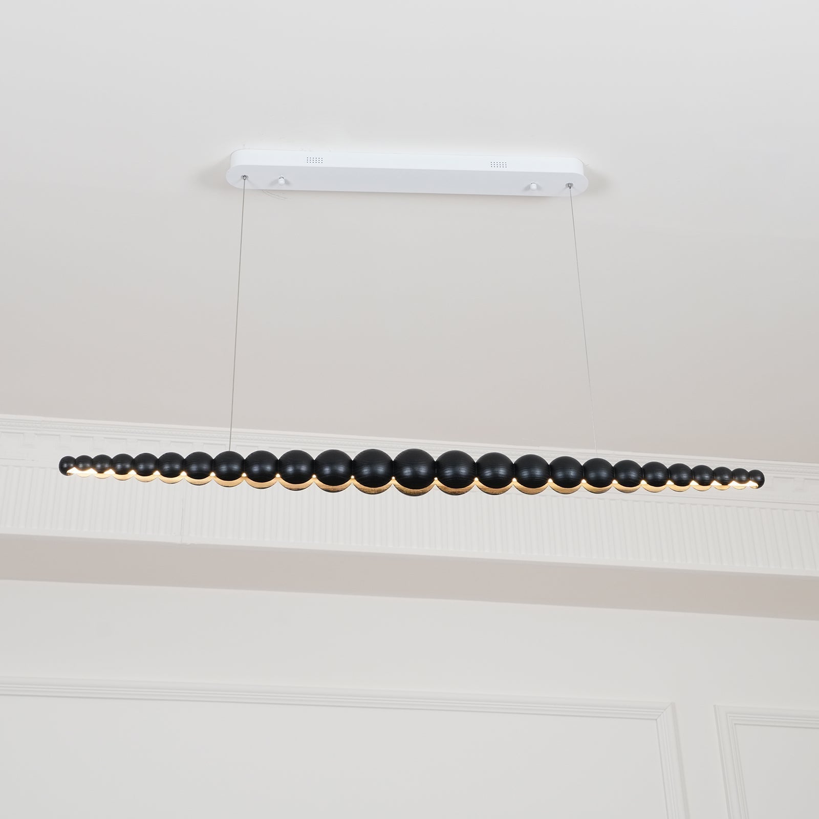 Woodline Orb Pendant Light - Blowlighting