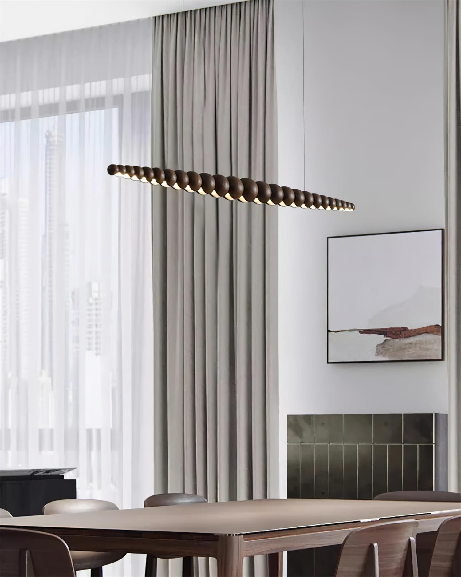 Woodline Orb Pendant Light - Blowlighting