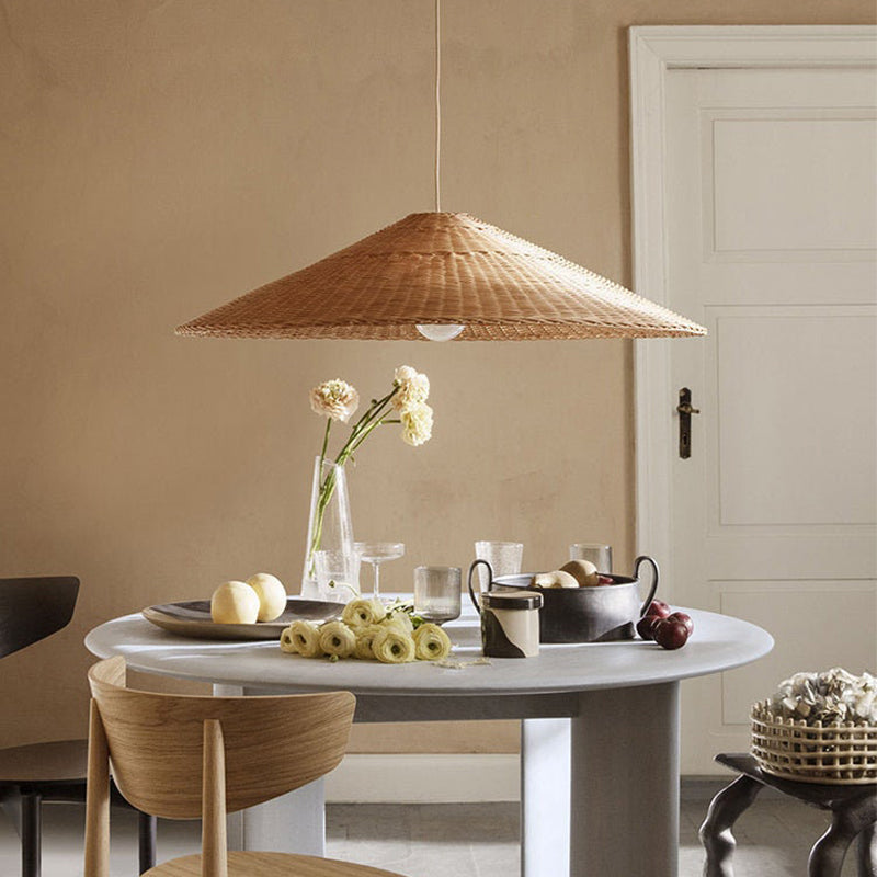 Ritta Vintage Artisanal LED Rotin Suspension Salon - Neutralighting