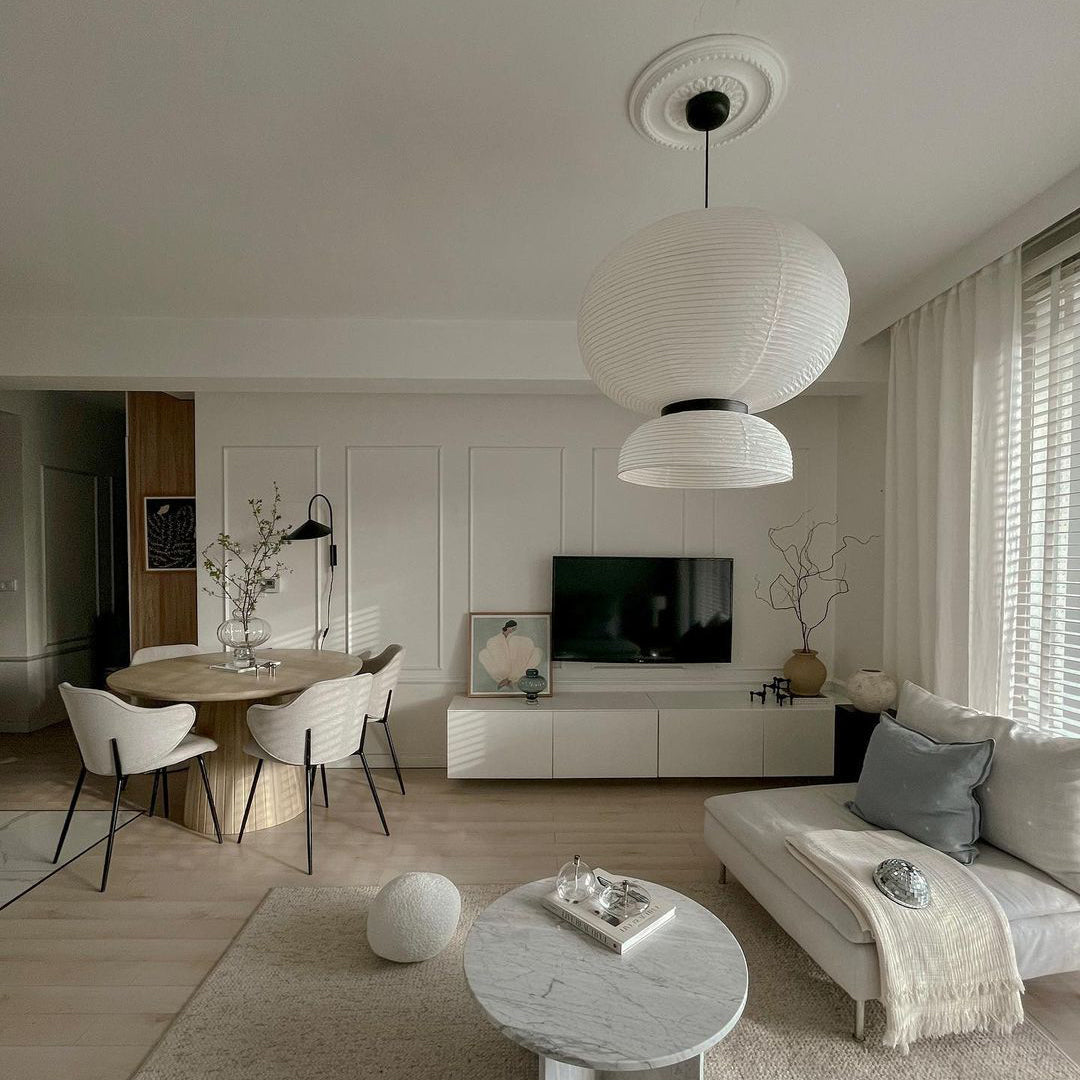 Lanterne en Papier Suspendue Xuan Tranquil - Neutralighting